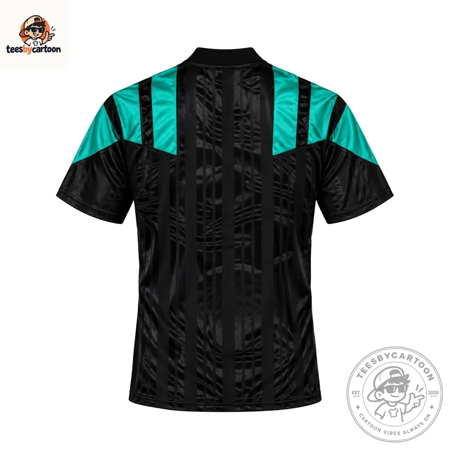 Liverpool FC EQT Black & Teal Green Soccer Jersey 6 Liverpool FC EQT Black & Teal Green Soccer Jersey