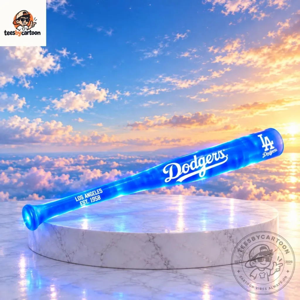 Los Angeles Dodgers Light Up Baseball Bat Neon Sign Los Angeles Dodgers Light Up Baseball Bat Neon Sign