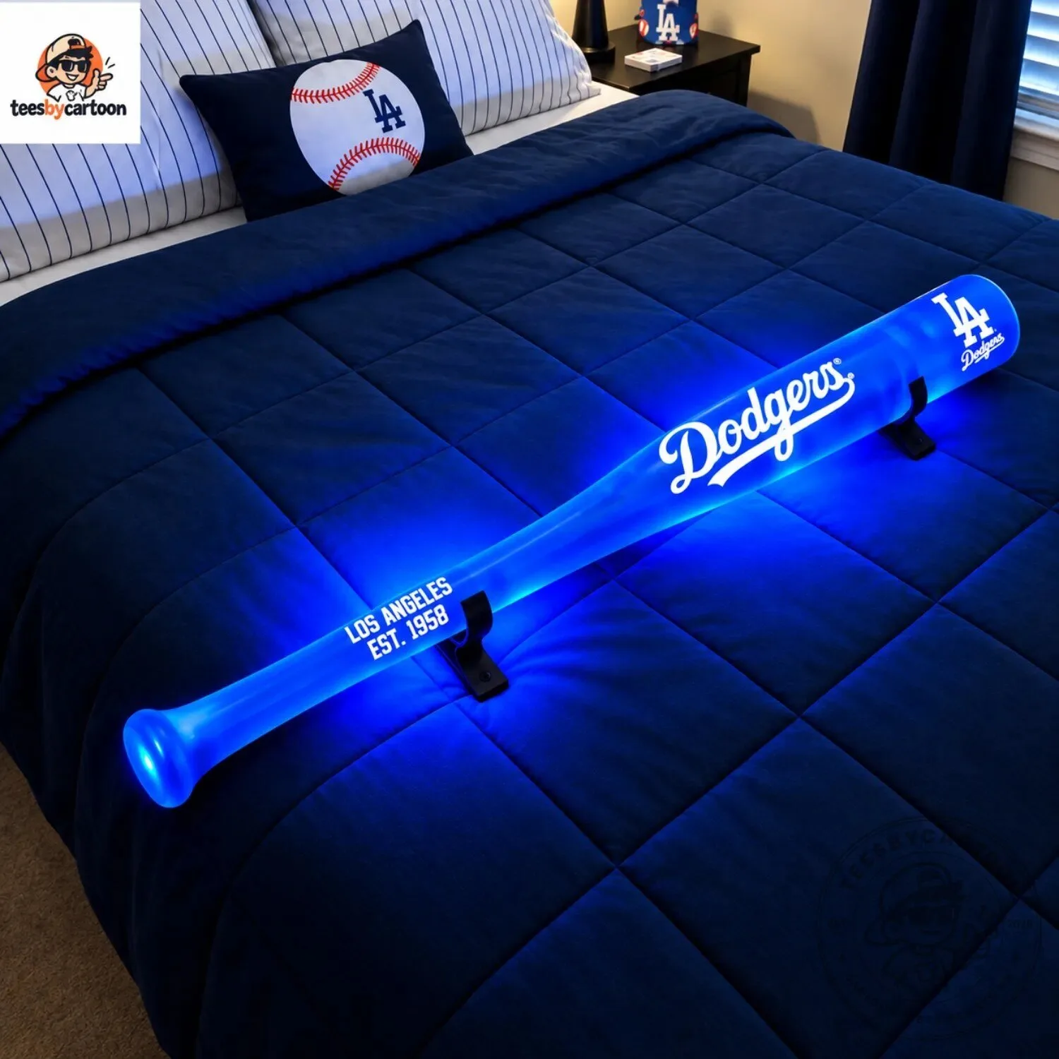 Los Angeles Dodgers Light Up Baseball Bat Neon Sign 6 Los Angeles Dodgers Light Up Baseball Bat Neon Sign