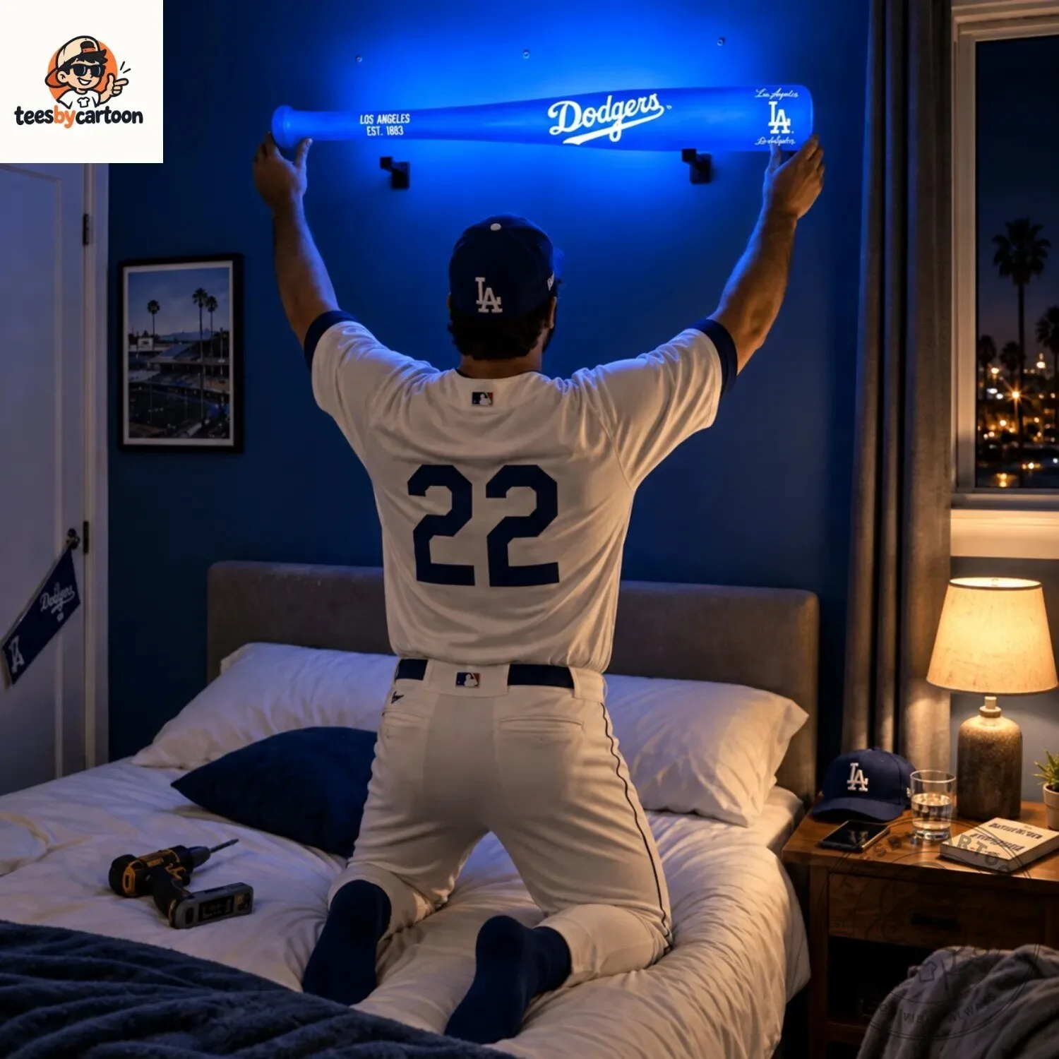 Los Angeles Dodgers Light Up Baseball Bat Neon Sign 7 Los Angeles Dodgers Light Up Baseball Bat Neon Sign