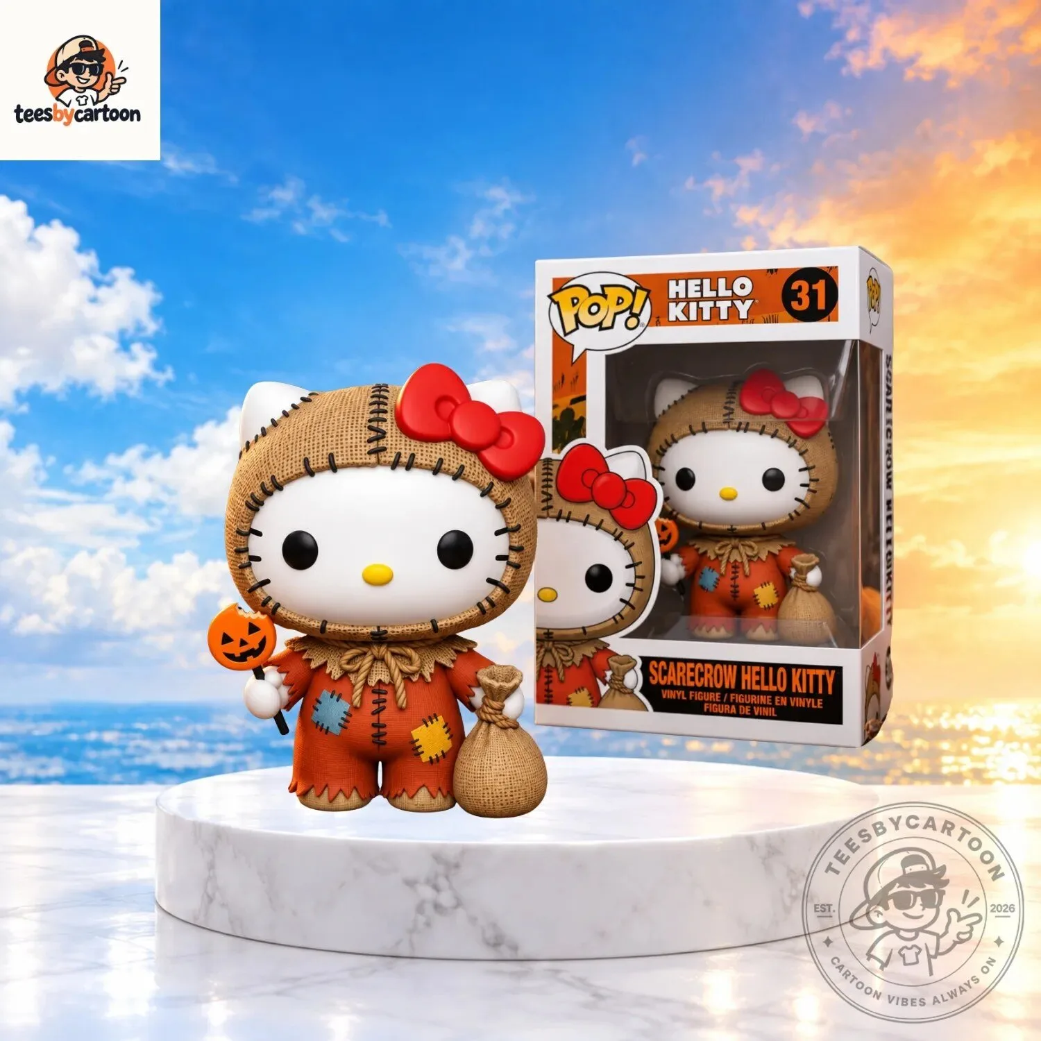Hello Kitty Scarecrow Funko Pop Vinyl Figure