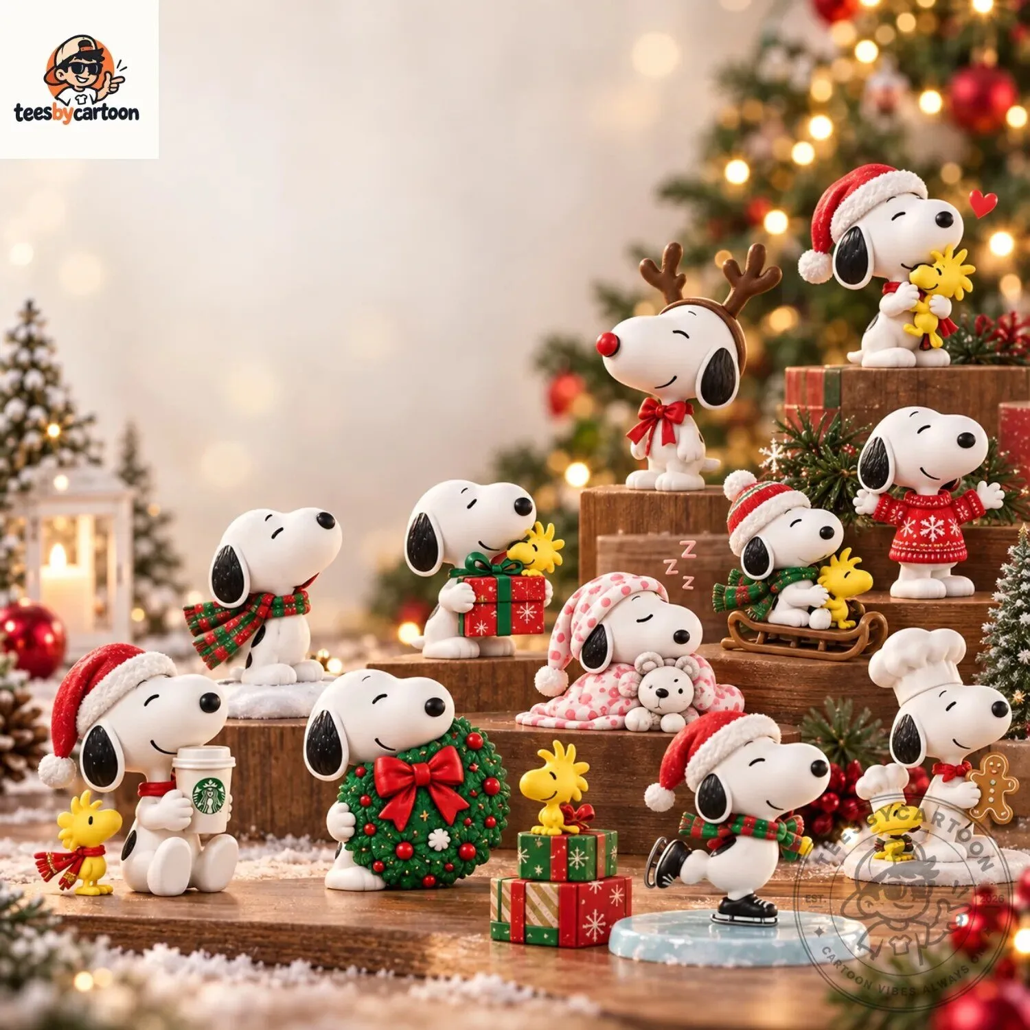 Starbucks x Peanuts Snoopy Christmas Advent Calendar