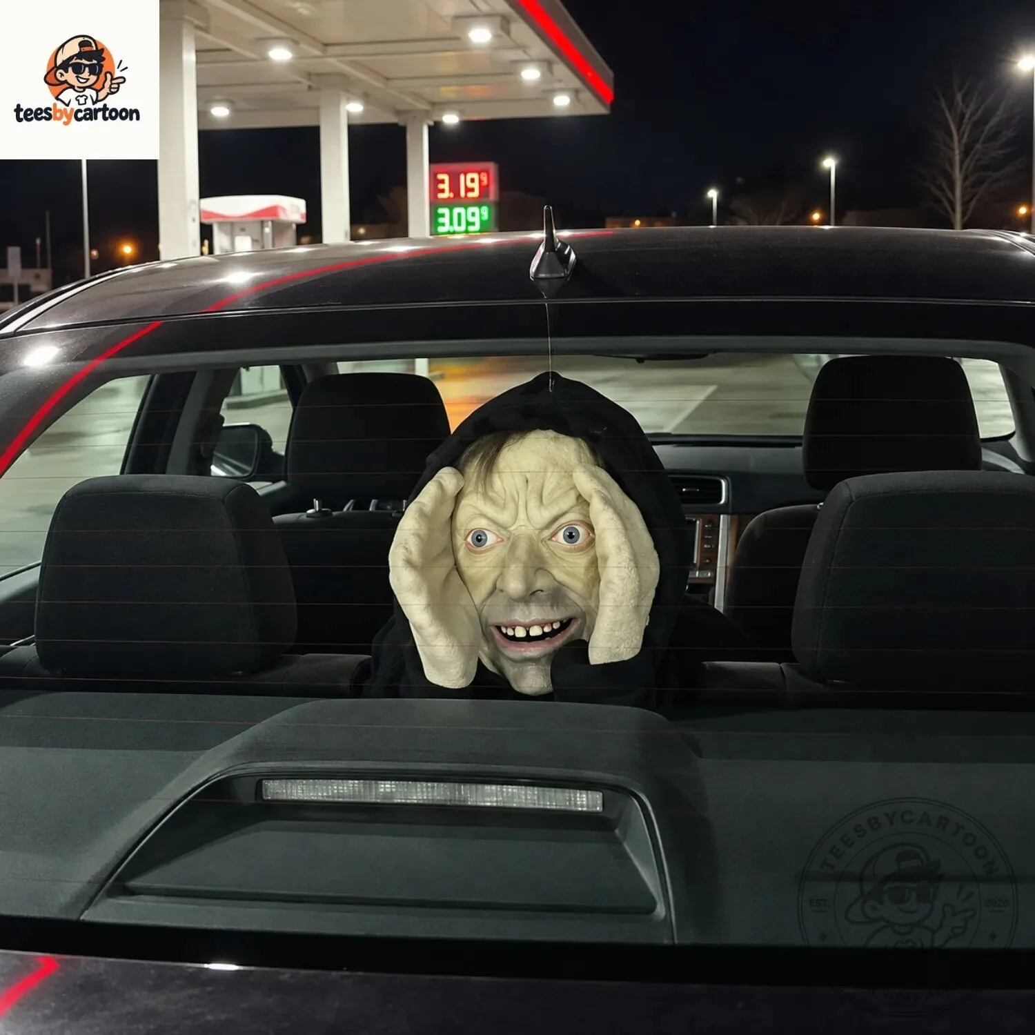 Scary Monster Ghoul Prank Car Decoration 4 Scary Monster Ghoul Prank Car Decoration