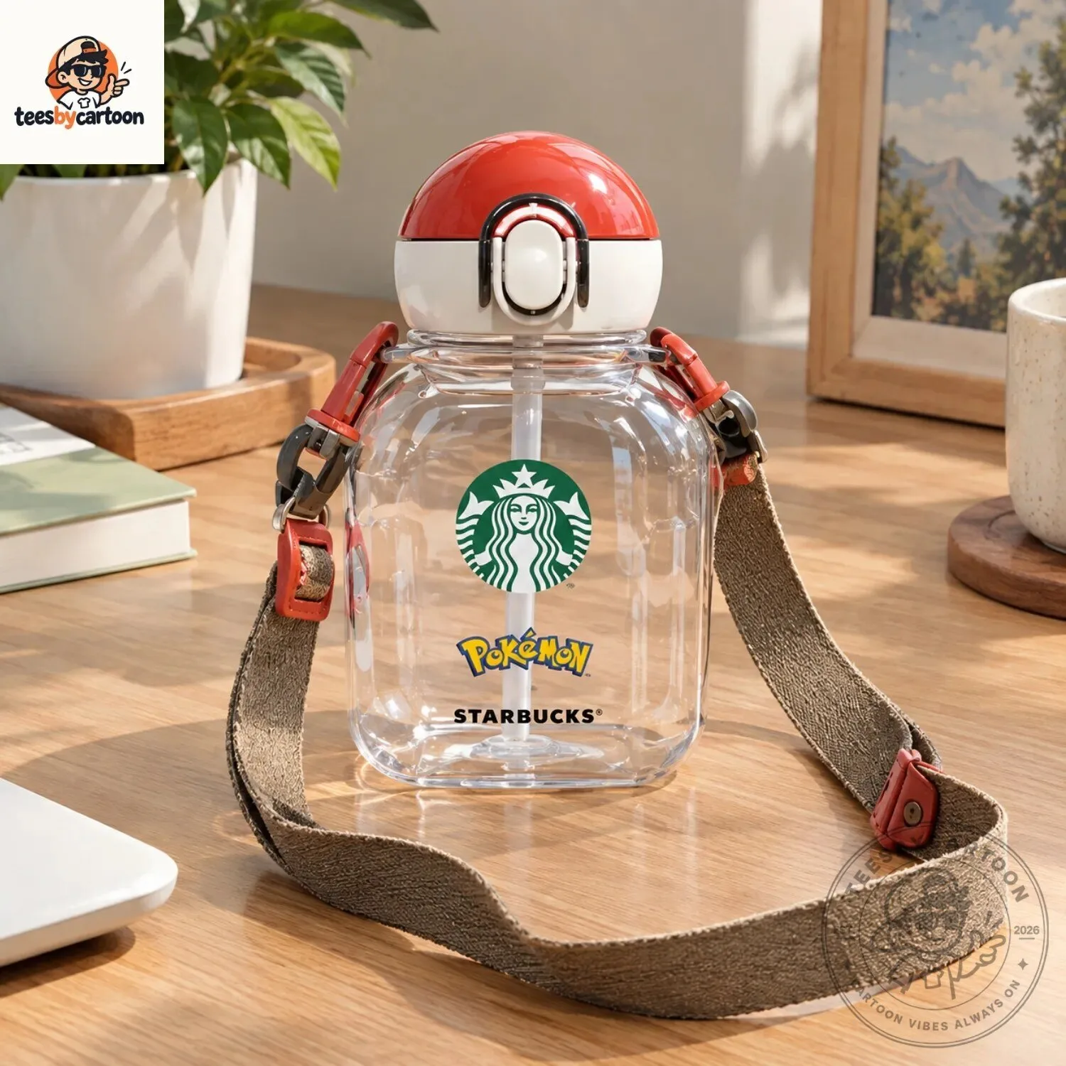 Pokemon x Starbucks Pokeball Lid Straw Tumbler 4 Pokemon x Starbucks Pokeball Lid Straw Tumbler