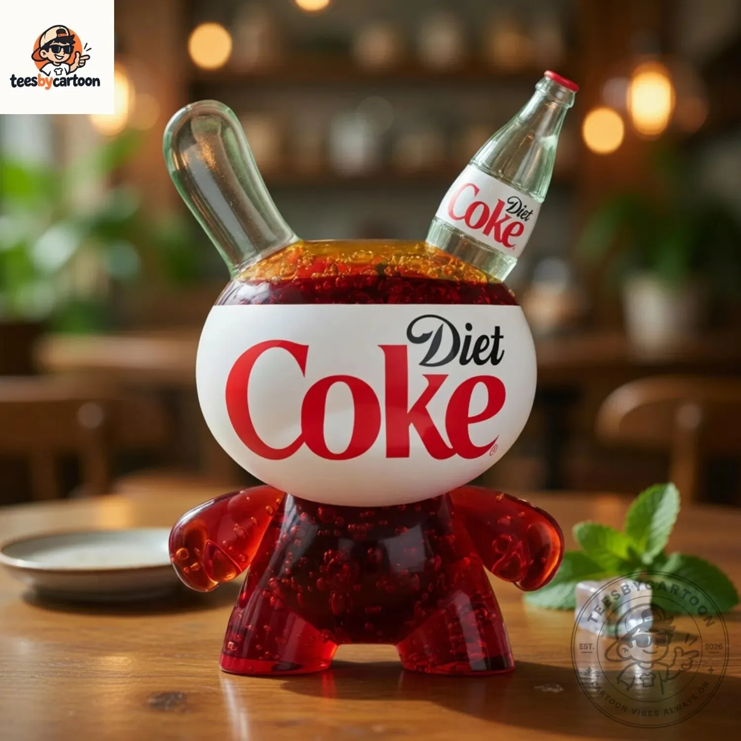 Diet Coke Resin Dunny Art Figure 6 Diet Coke Resin Dunny Art Figure