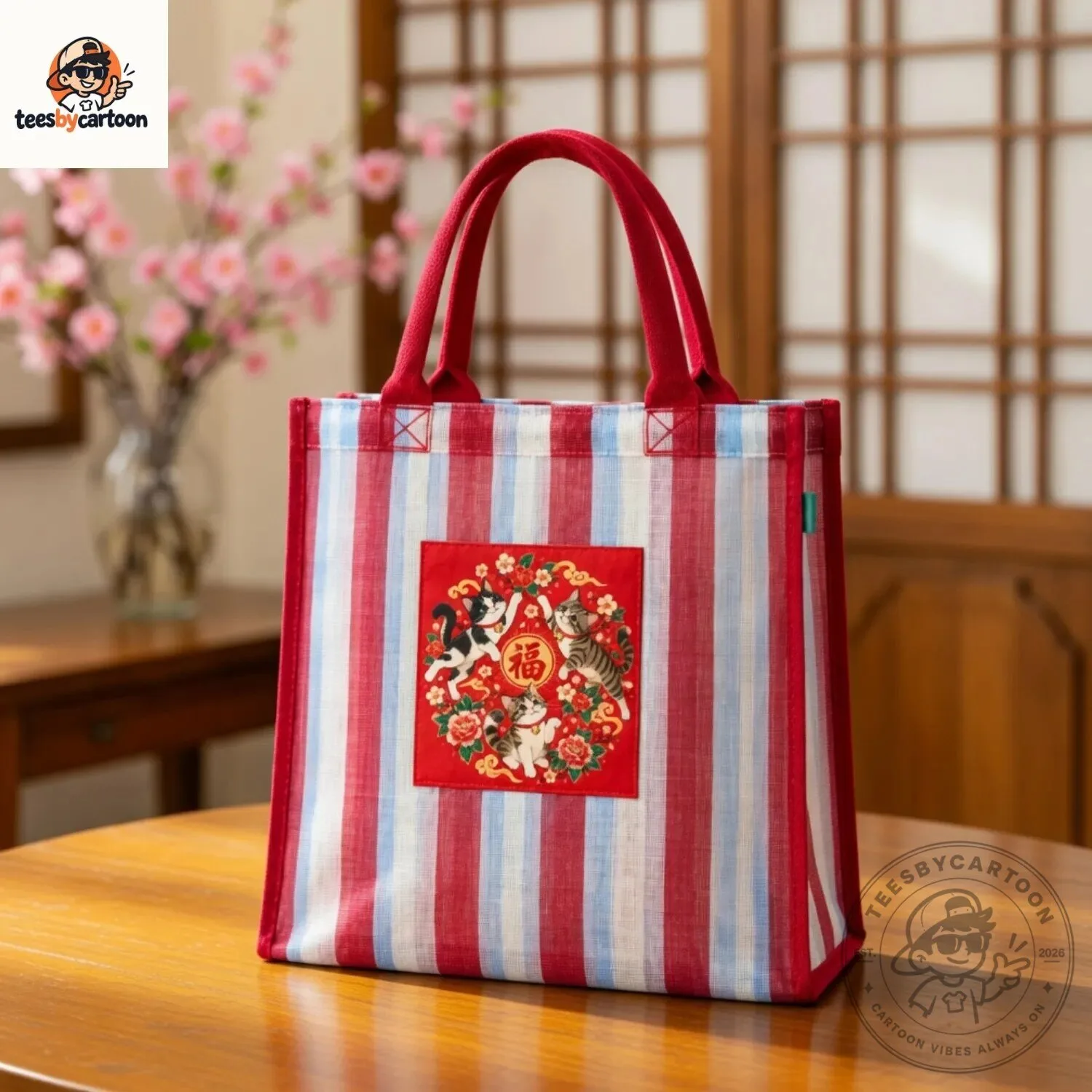 Lunar New Year Cat Bag 4 Lunar New Year Cat Bag