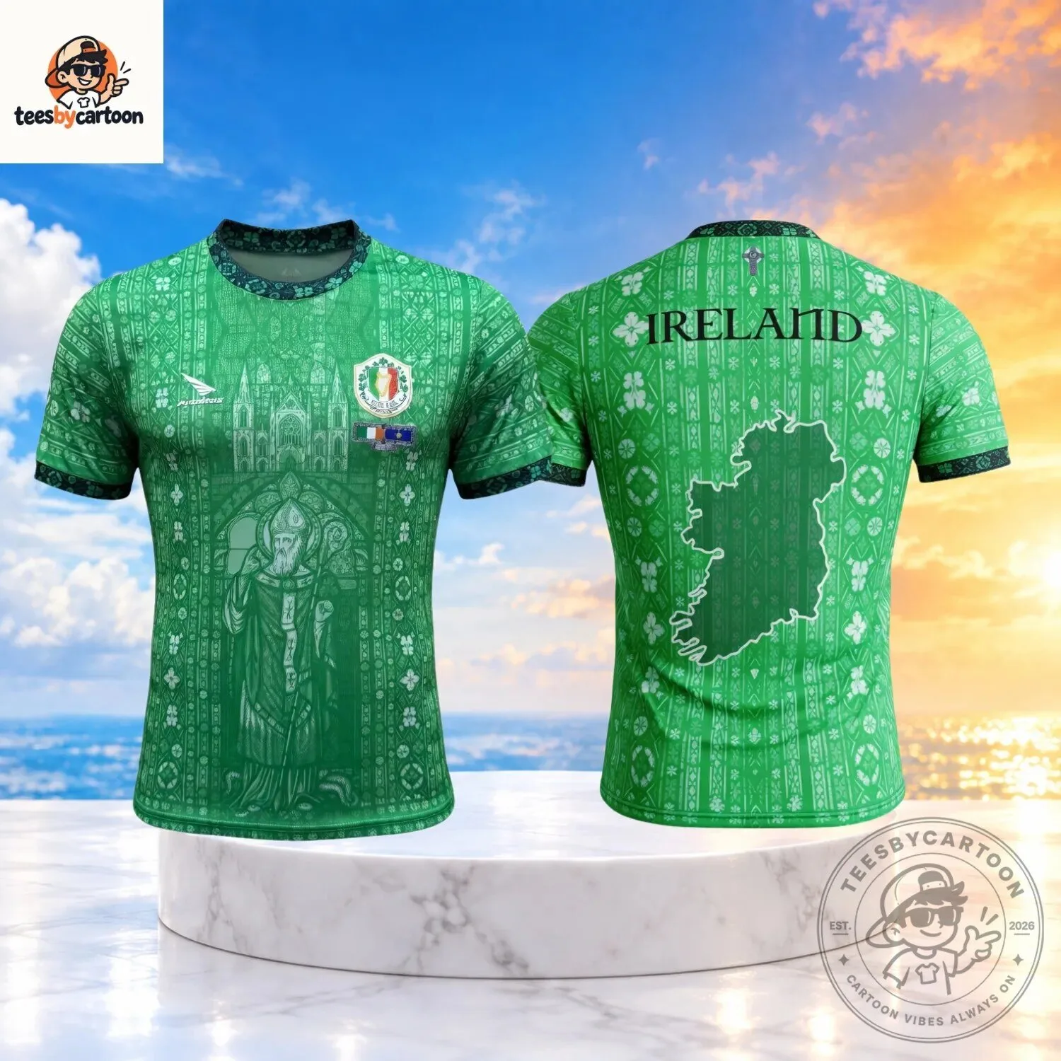 St. Patrick's Day Ireland Football Jersey