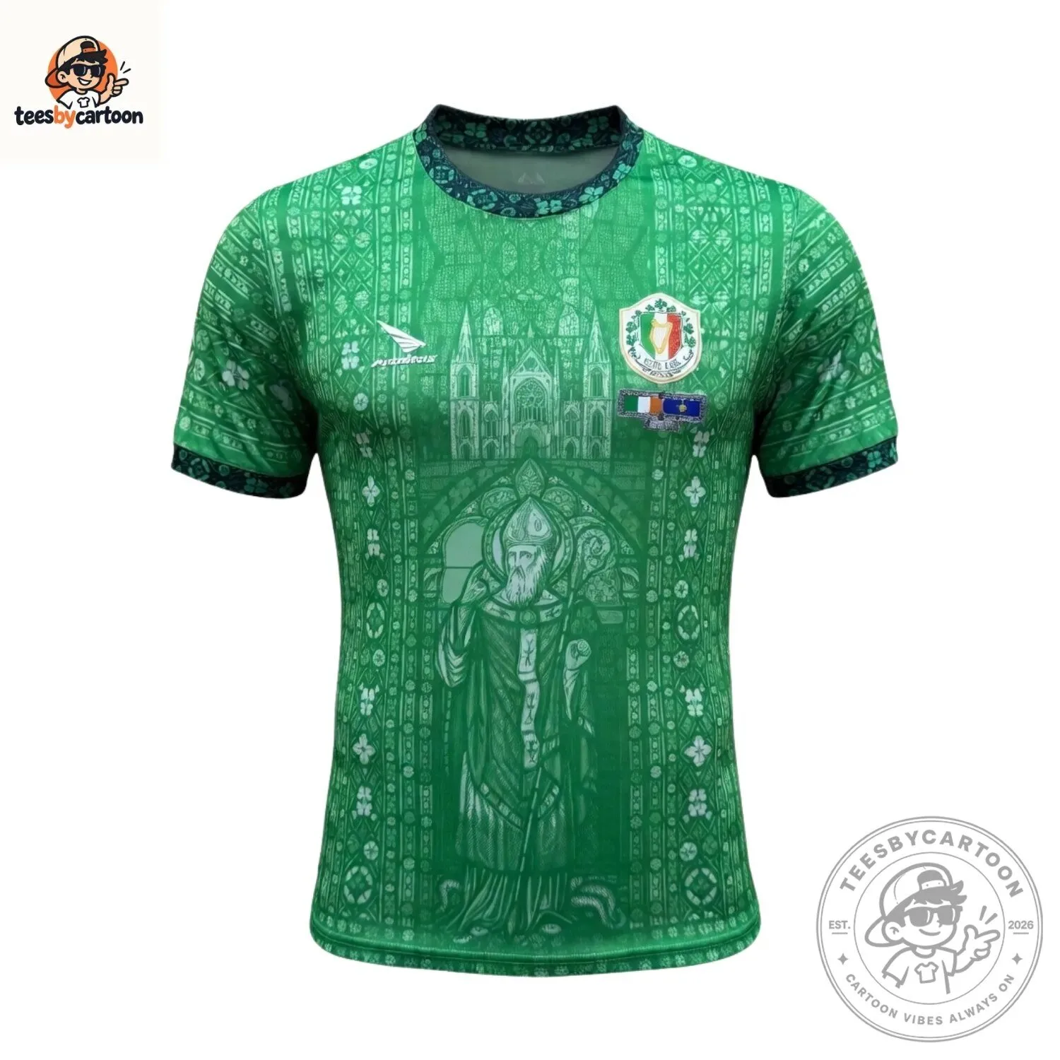St. Patrick's Day Ireland Football Jersey 5 St. Patrick