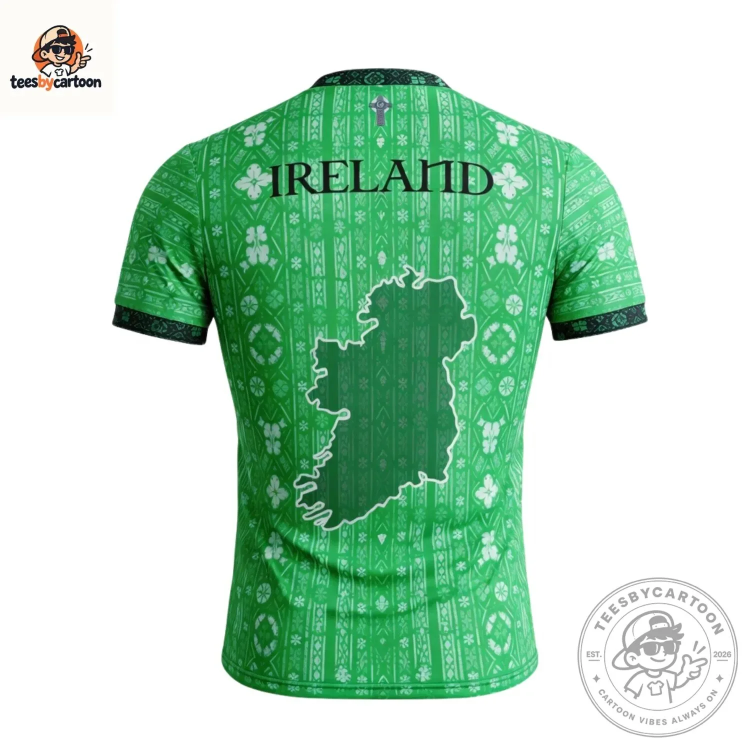 St. Patrick's Day Ireland Football Jersey 6 St. Patrick