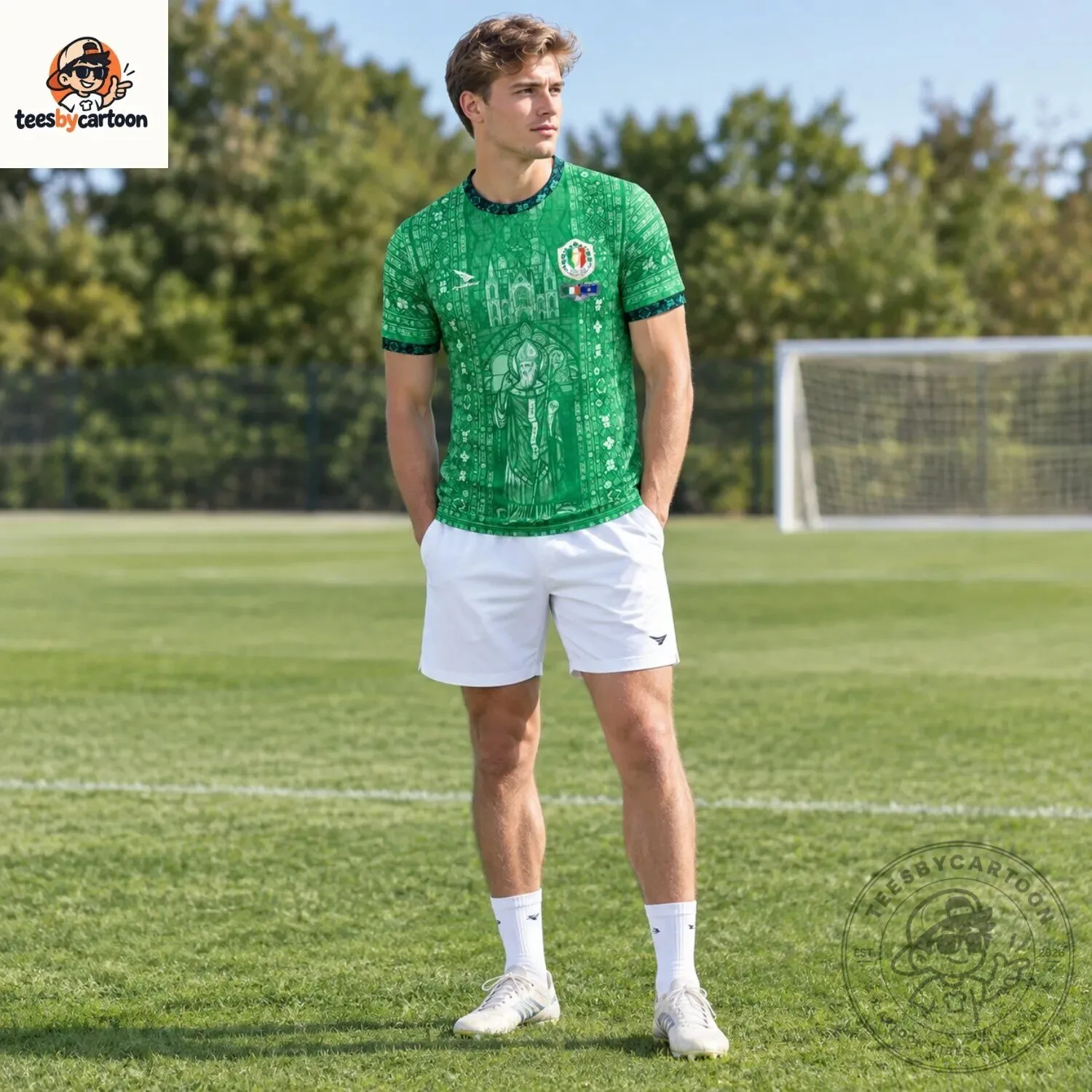 St. Patrick's Day Ireland Football Jersey 7 St. Patrick