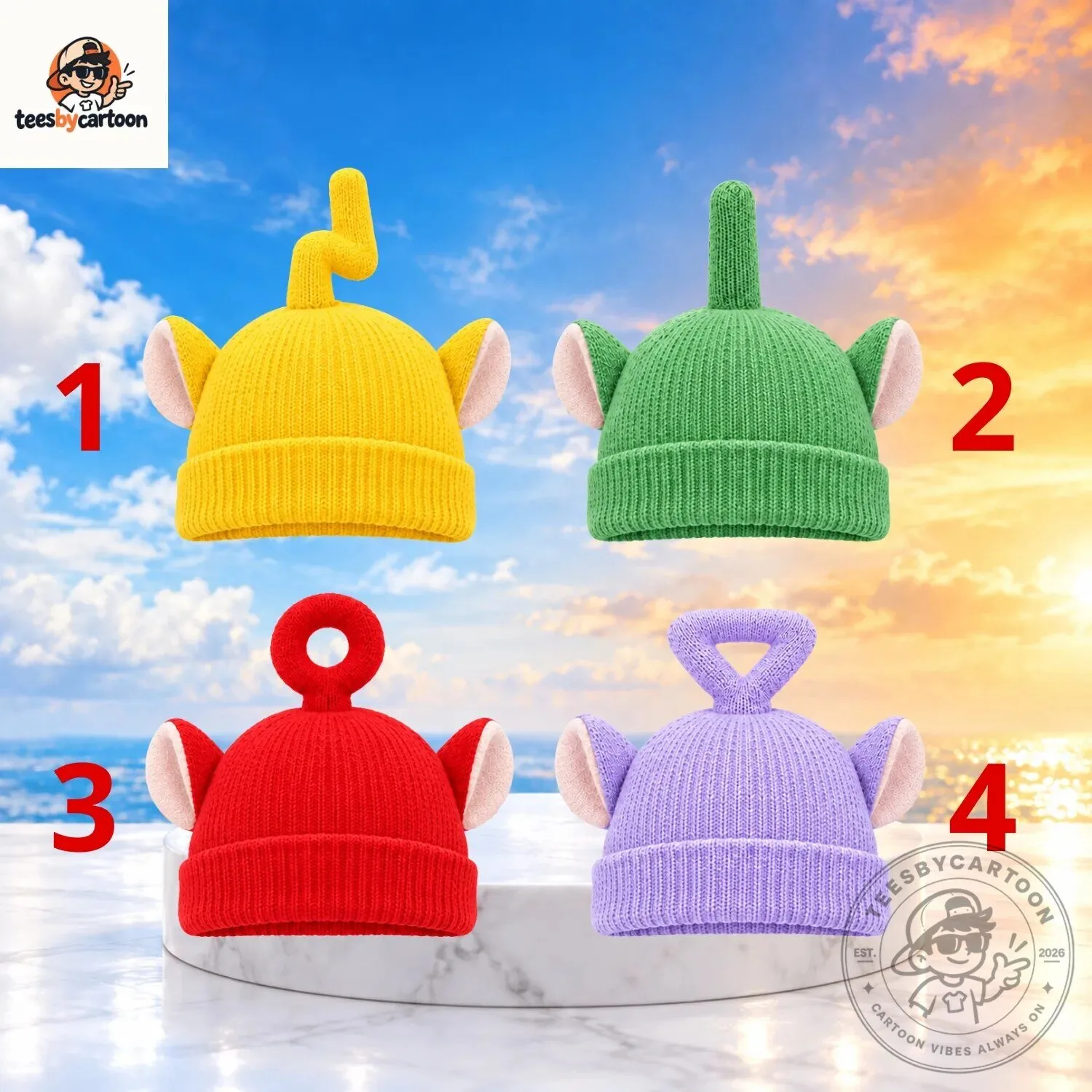 Teletubbies Cosplay Beanie Hat