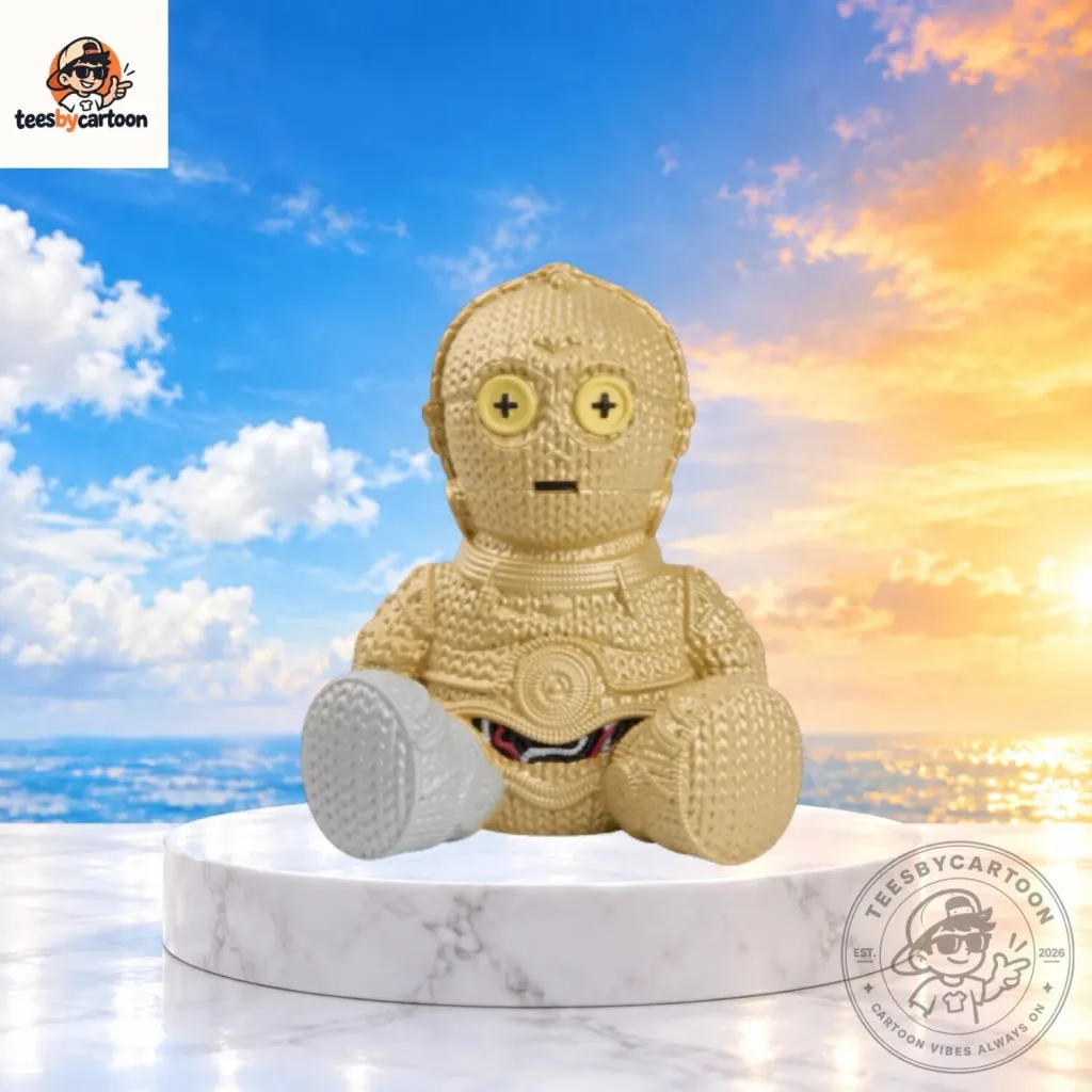 C-3PO Star Wars Style Knit-Look Figure C-3PO Star Wars Style Knit-Look Figure