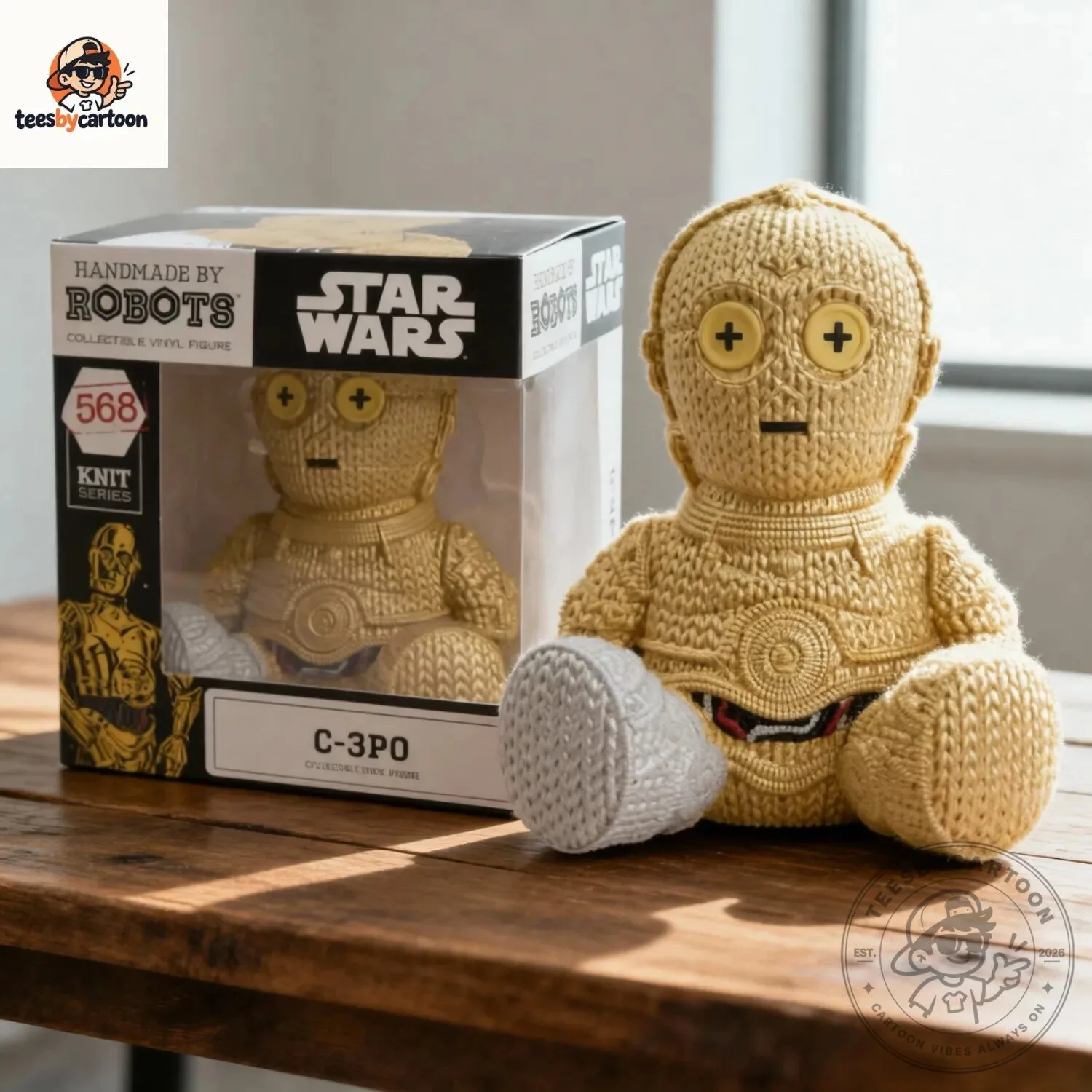 C-3PO Star Wars Style Knit-Look Figure 3 C-3PO Star Wars Style Knit-Look Figure