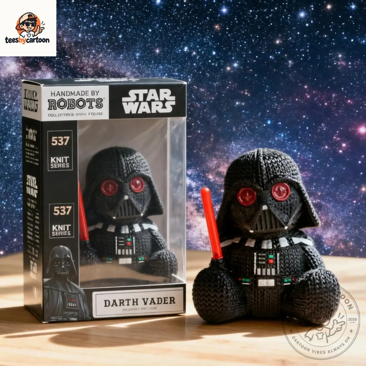 Darth Vader Star Wars Style Knit-Look Figure 3 Darth Vader Star Wars Style Knit-Look Figure
