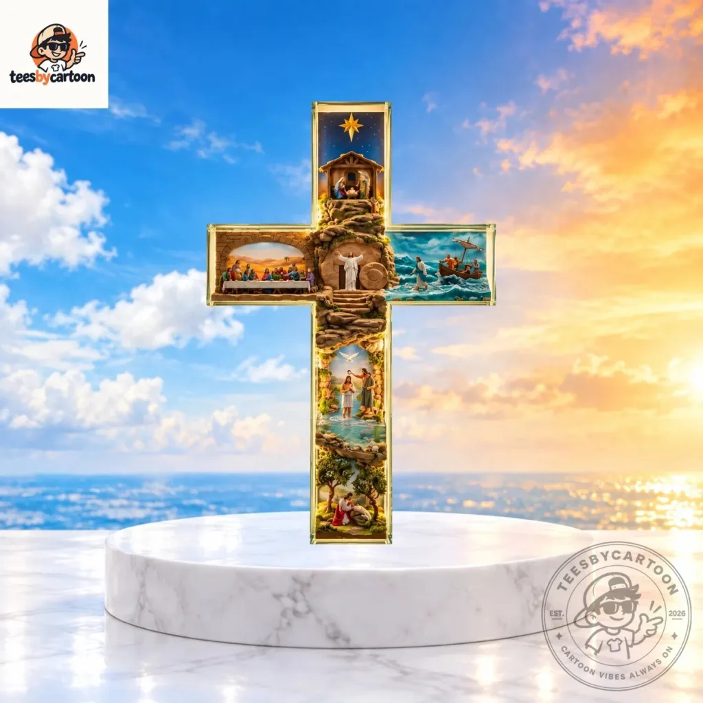 Life of Jesus Christ Story Acrylic Cross Life of Jesus Christ Story Acrylic Cross
