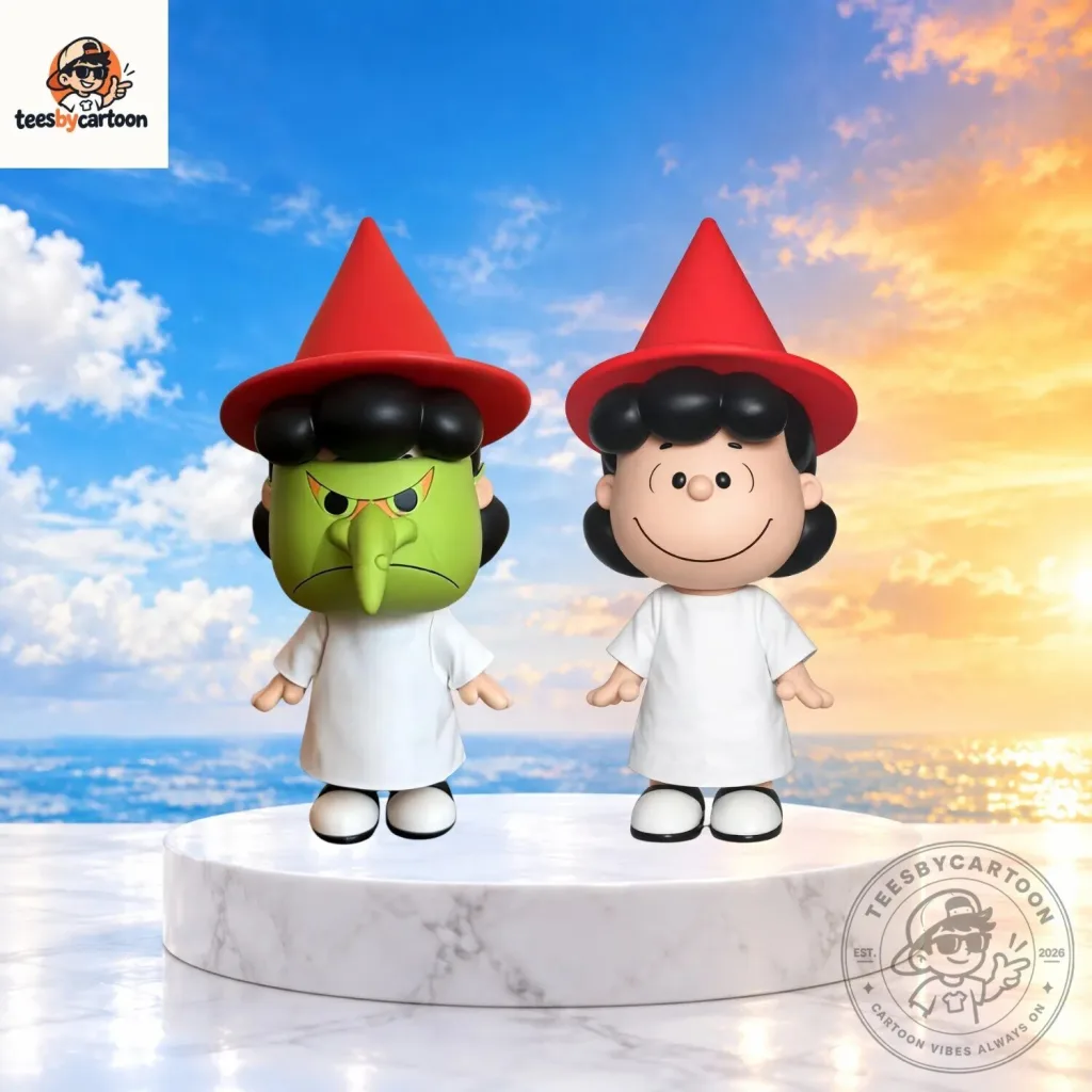 Peanuts Lucy Van Pelt Witch Mask Halloween Figure Collectible Toy Peanuts Lucy Van Pelt Witch Mask Halloween Figure Collectible Toy