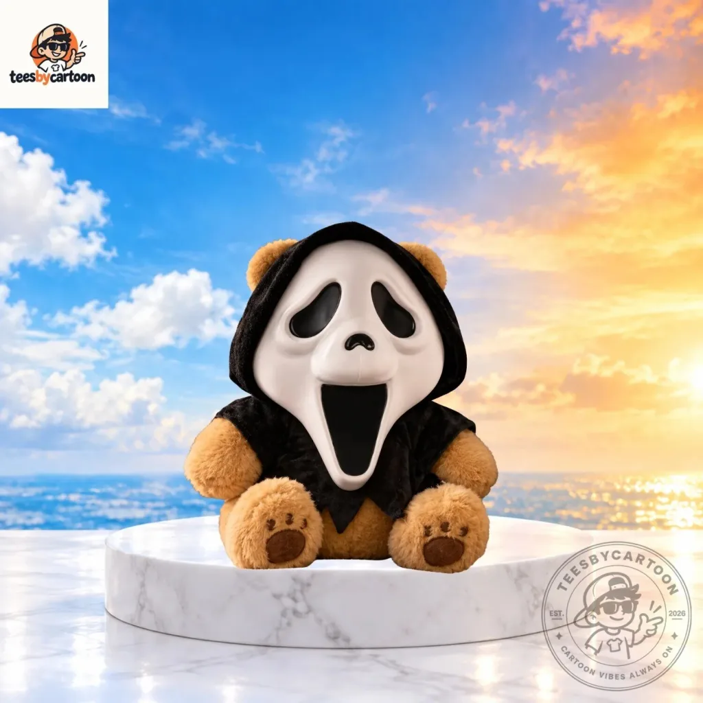 Cute Ghost Face Teddy Bear Plush Cute Ghost Face Teddy Bear Plush