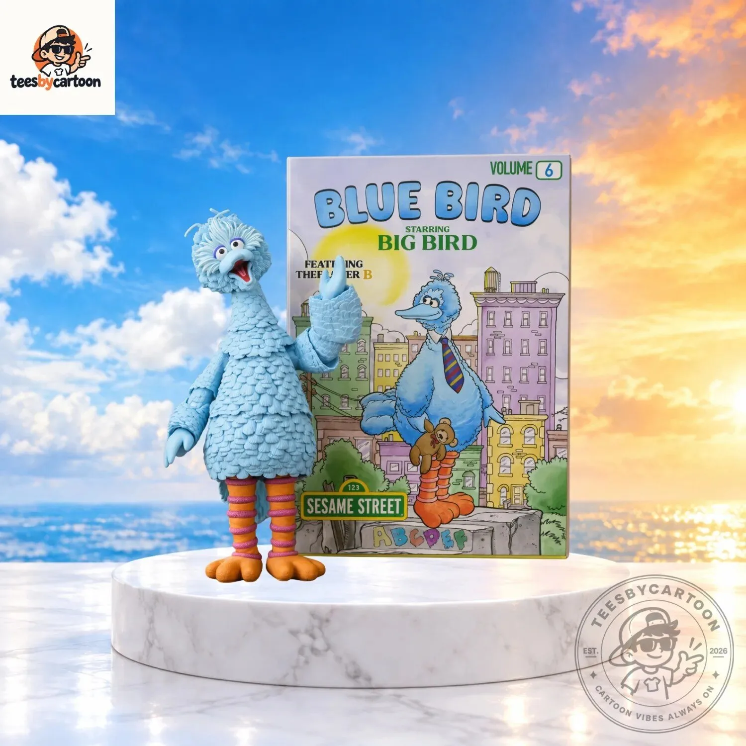 Sesame Street Ultimate Blue Big Bird Action Figure Collectible Toy 2 Sesame Street Ultimate Blue Big Bird Action Figure Collectible Toy