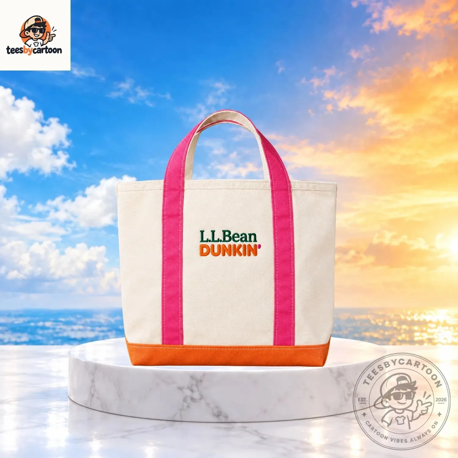 L.L.Bean x Dunkin Tote Bag