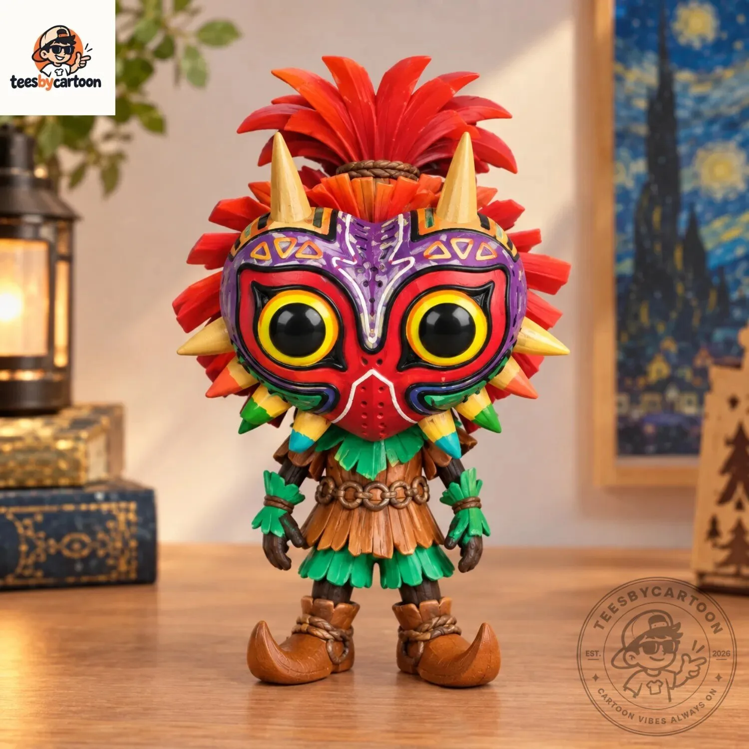 Legend of Zelda Majoras Mask Skull Kid Custom Funko Pop Figure 5 Legend of Zelda Majoras Mask Skull Kid Custom Funko Pop Figure