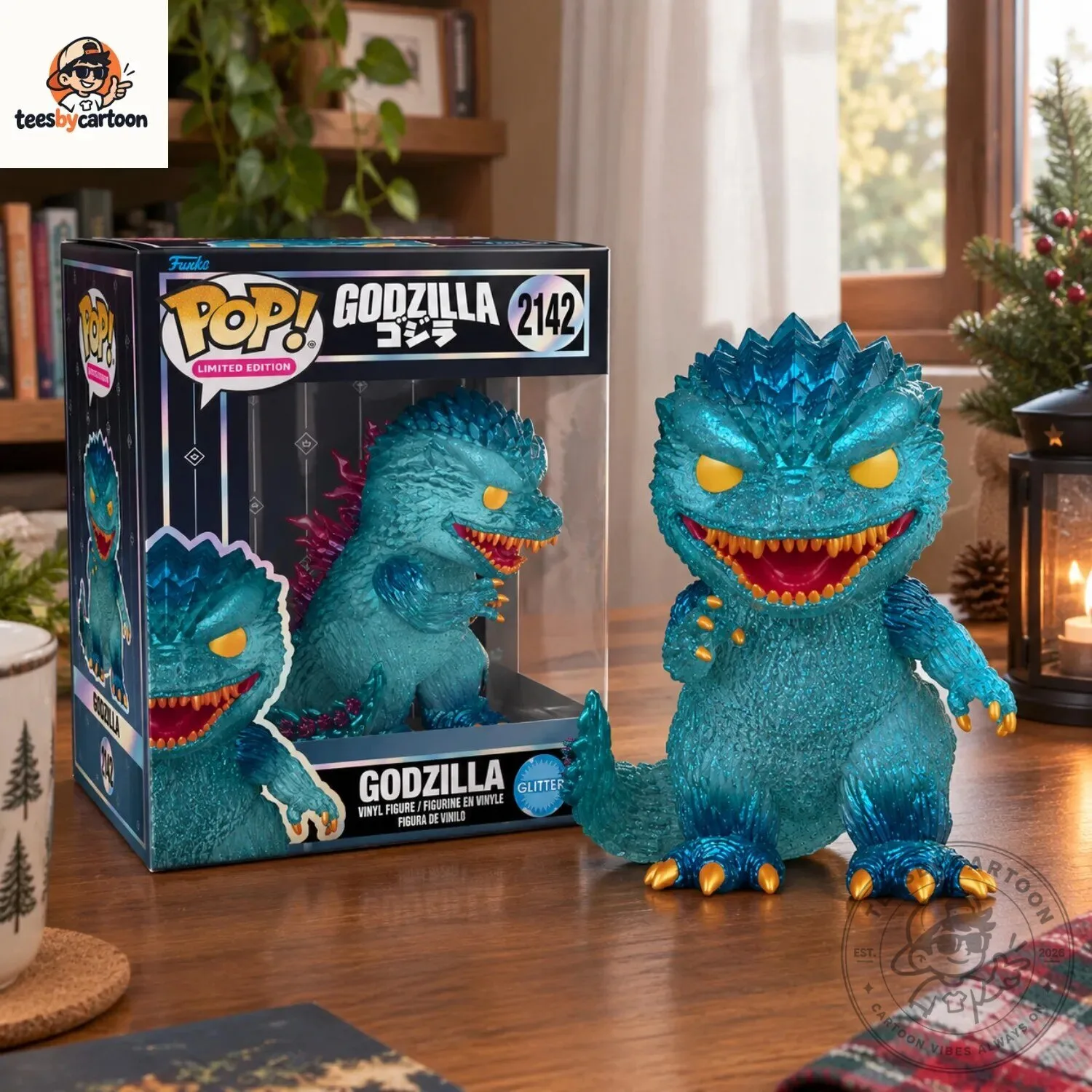Godzilla Funko Pop Limited Edition Glitter Figure 5 Godzilla Funko Pop Limited Edition Glitter Figure