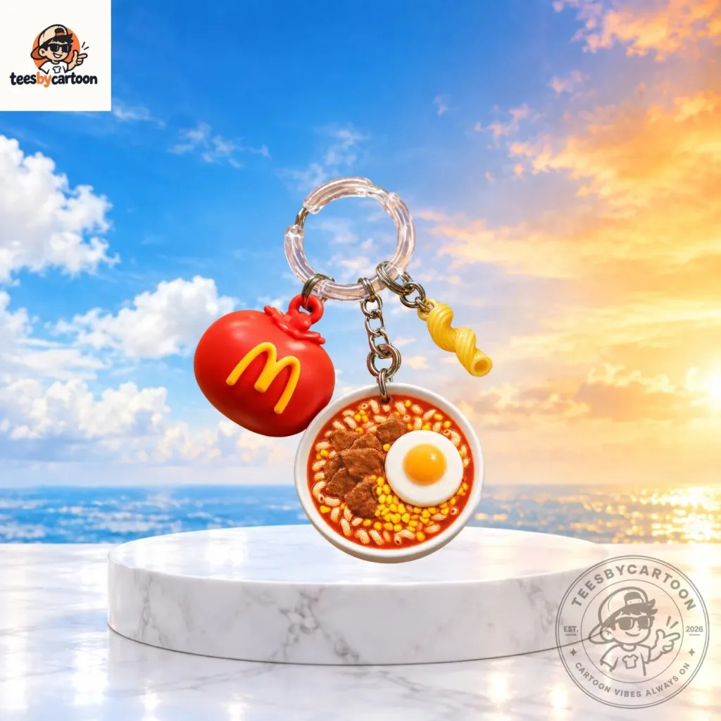 McDonald's Ramen Noodle Bowl Acrylic Mini Keychain McDonald's Ramen Noodle Bowl Acrylic Mini Keychain