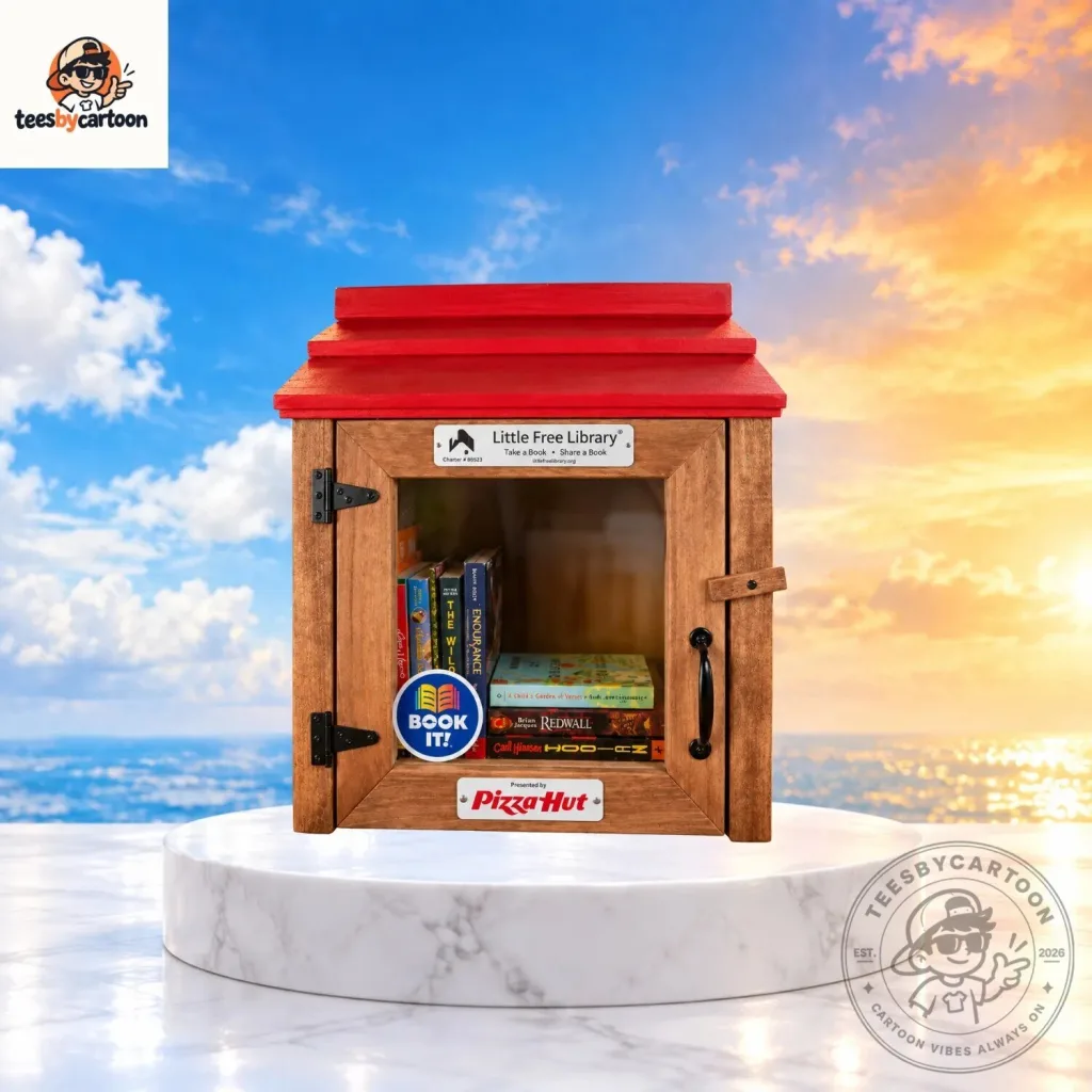 Pizza Hut x Little Free Library Wooden Book Exchange Box Pizza Hut x Little Free Library Wooden Book Exchange Box