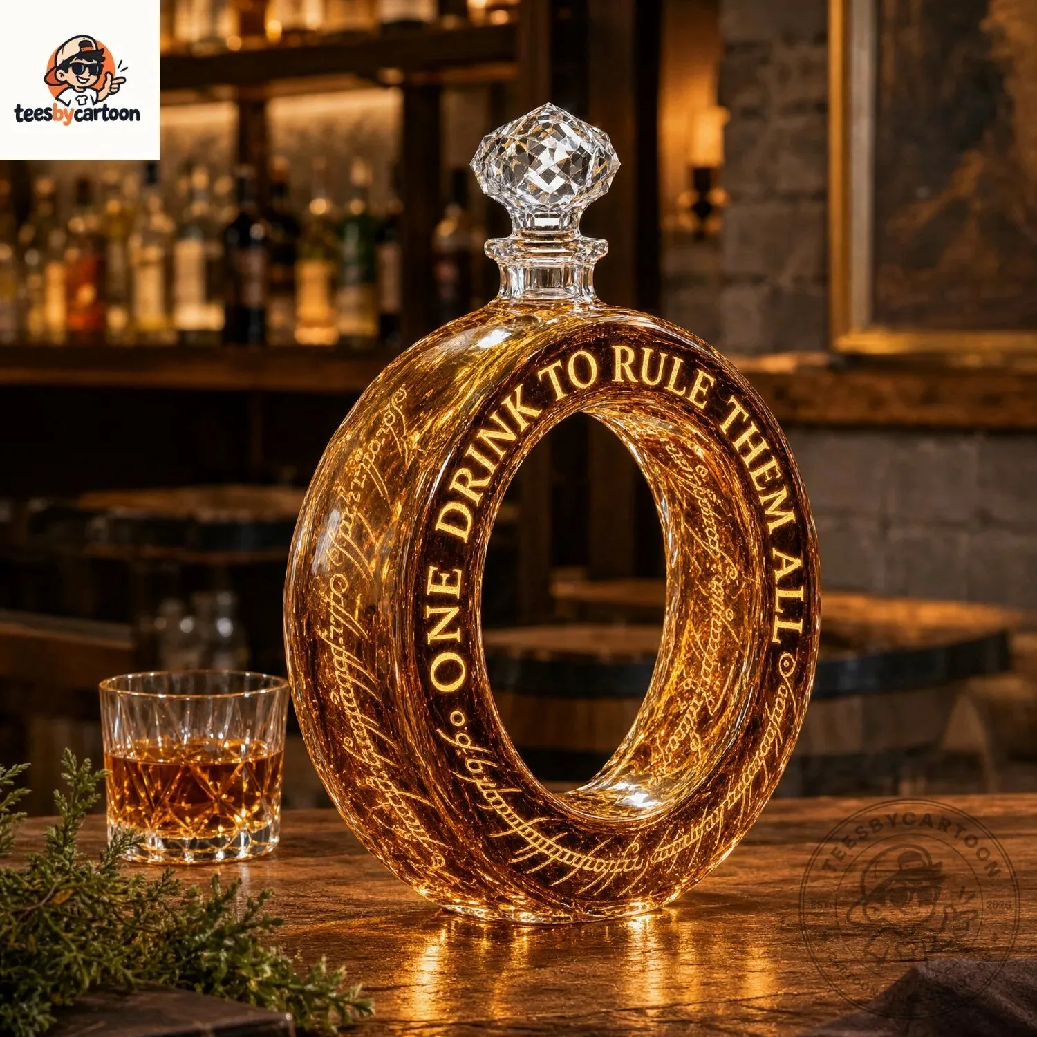The Lord of the Rings Inspired One Ring Decanter 5 The Lord of the Rings Inspired One Ring Decanter