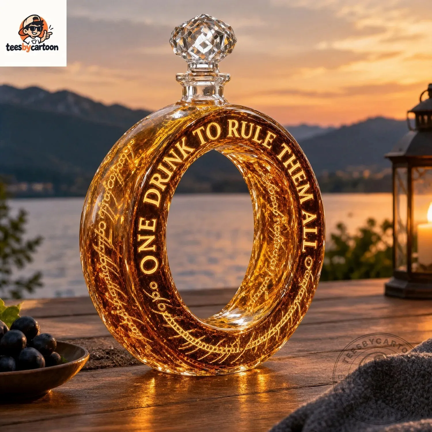 The Lord of the Rings Inspired One Ring Decanter 6 The Lord of the Rings Inspired One Ring Decanter