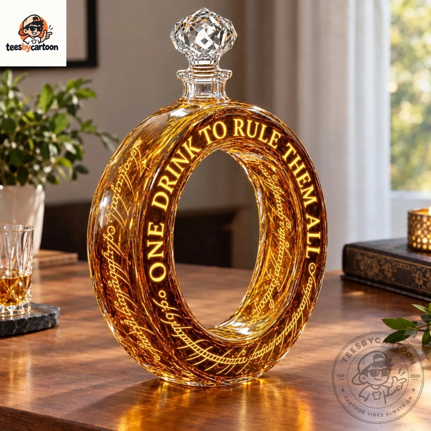 The Lord of the Rings Inspired One Ring Decanter 7 The Lord of the Rings Inspired One Ring Decanter