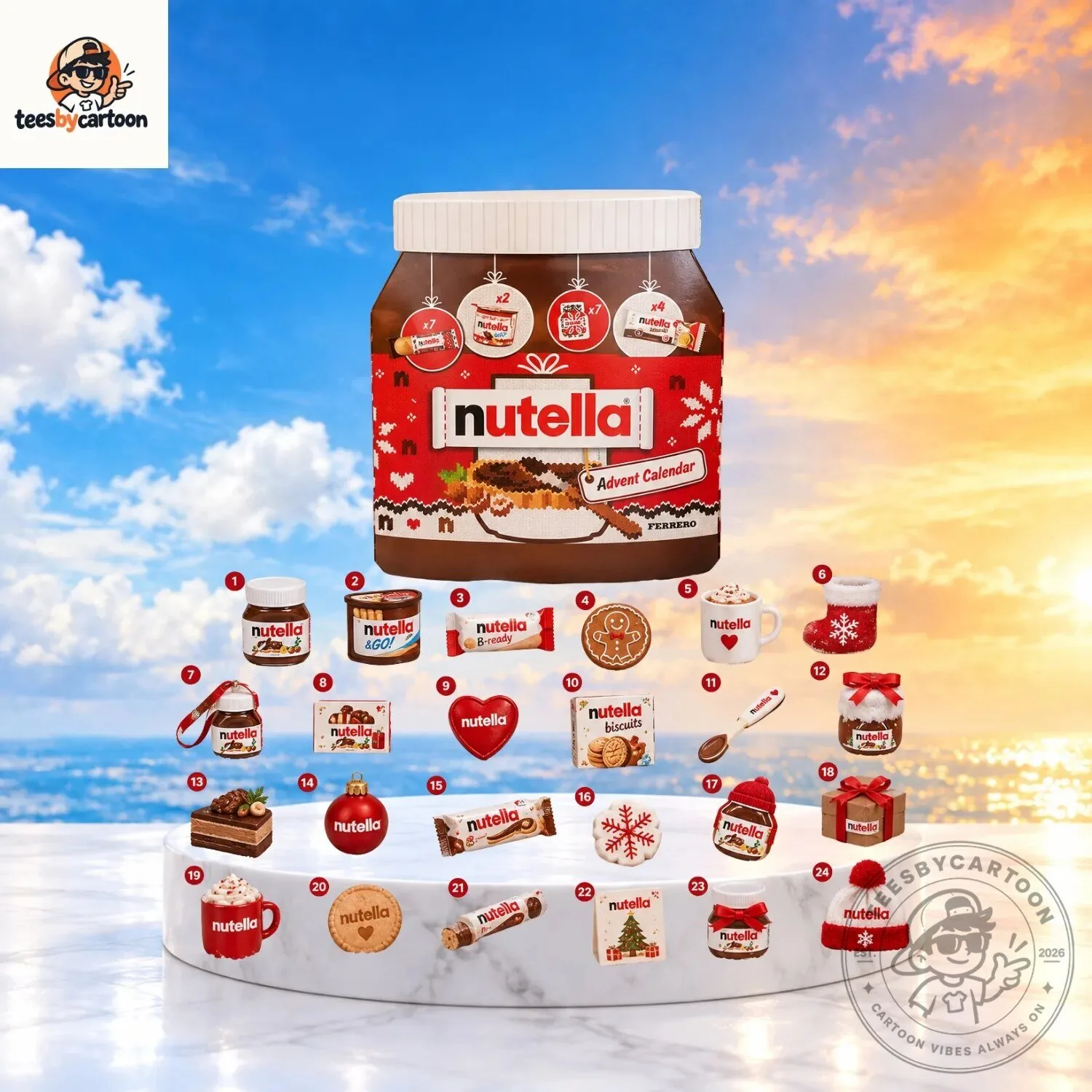 Nutella Christmas Advent Calendar