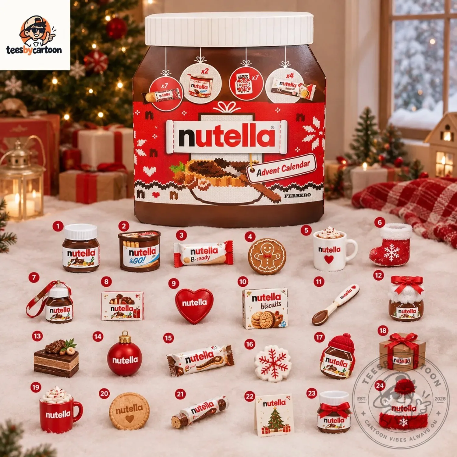 Nutella Christmas Advent Calendar 3 Nutella Christmas Advent Calendar
