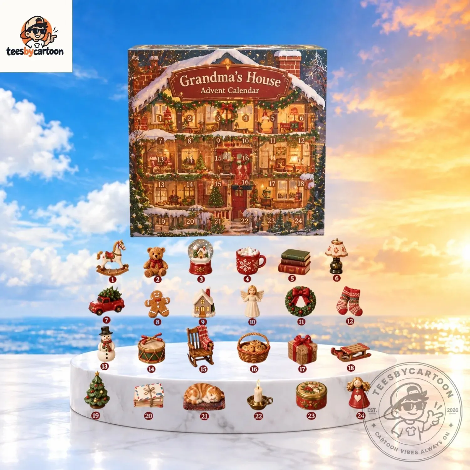 Grandma's House Vintage Advent Calendar