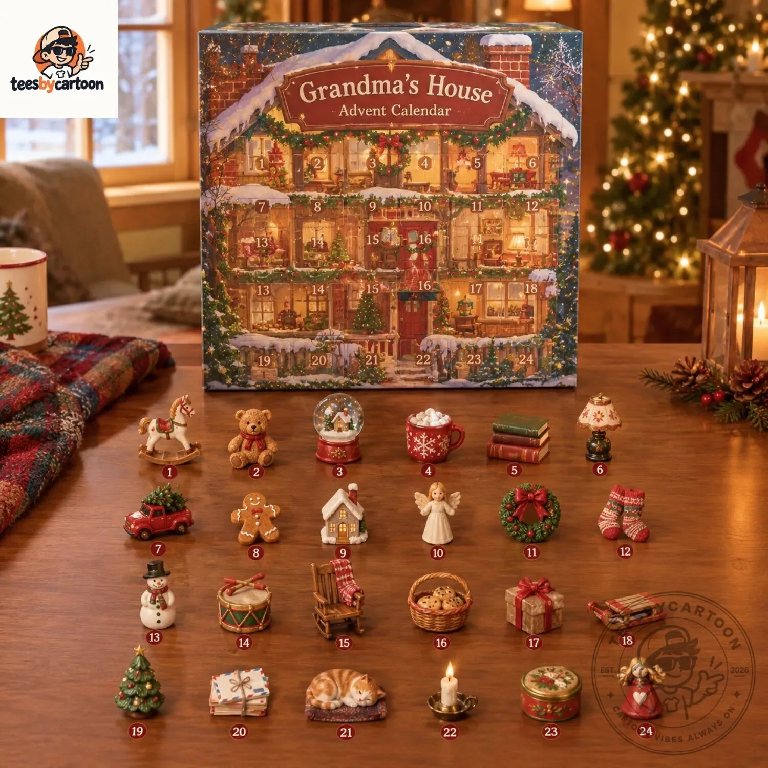 Grandma's House Vintage Advent Calendar 3 Grandma
