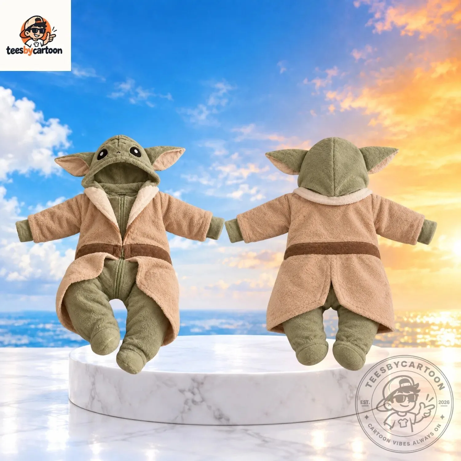 Star Wars Grogu Baby Yoda Infant Costume Bodysuit