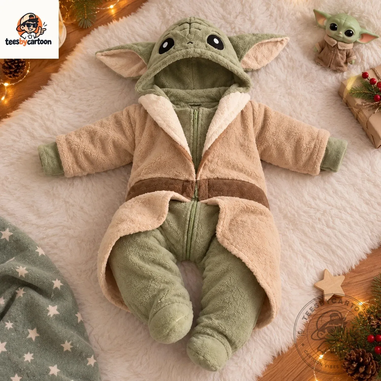 Star Wars Grogu Baby Yoda Infant Costume Bodysuit 5 Star Wars Grogu Baby Yoda Infant Costume Bodysuit