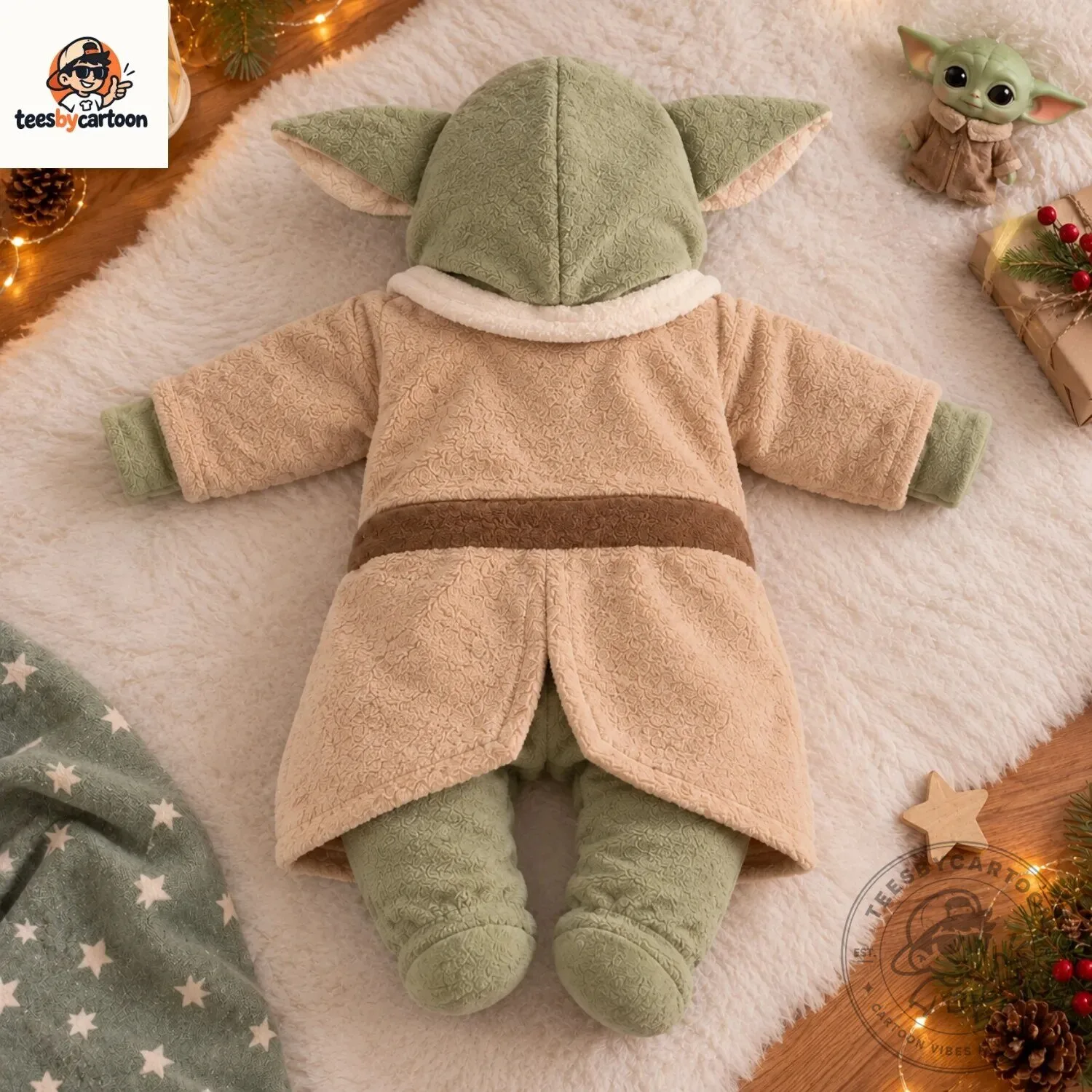Star Wars Grogu Baby Yoda Infant Costume Bodysuit 6 Star Wars Grogu Baby Yoda Infant Costume Bodysuit