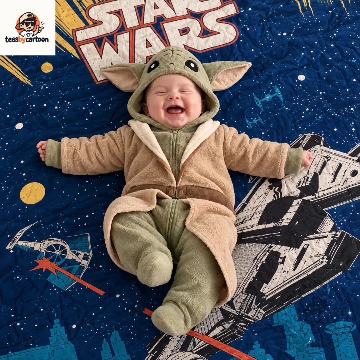 Star Wars Grogu Baby Yoda Infant Costume Bodysuit 7 Star Wars Grogu Baby Yoda Infant Costume Bodysuit