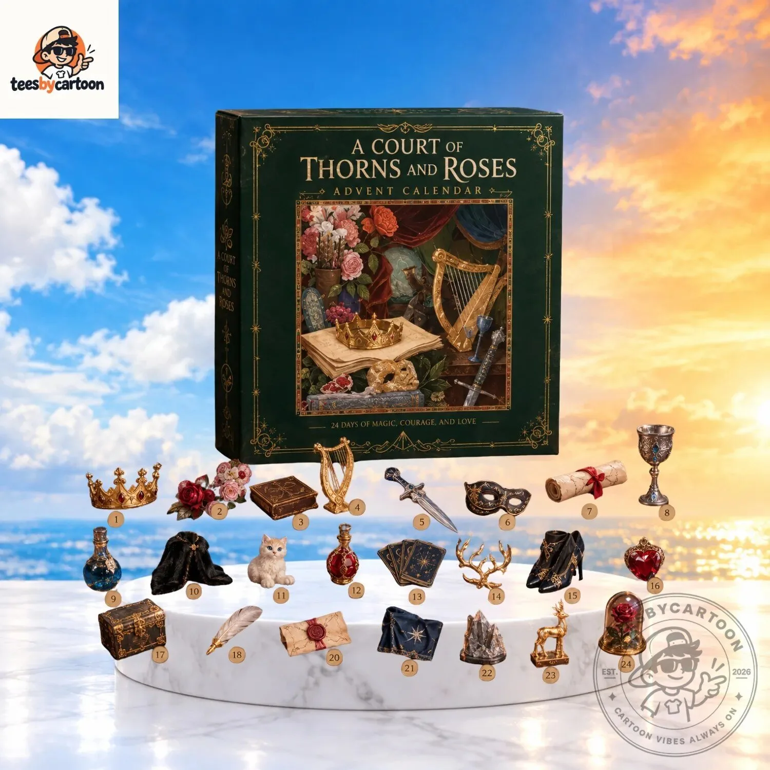 A Court of Thorns and Roses Advent Calendar