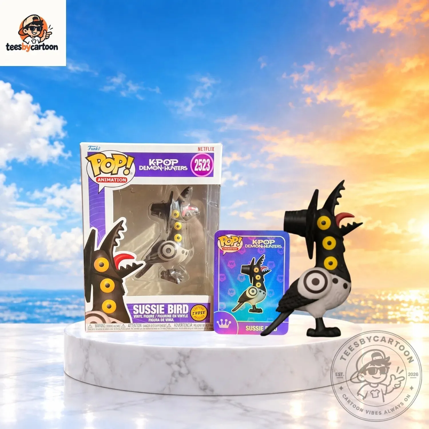 K-Pop Demon Hunters Sussie Bird Funko Pop Figure