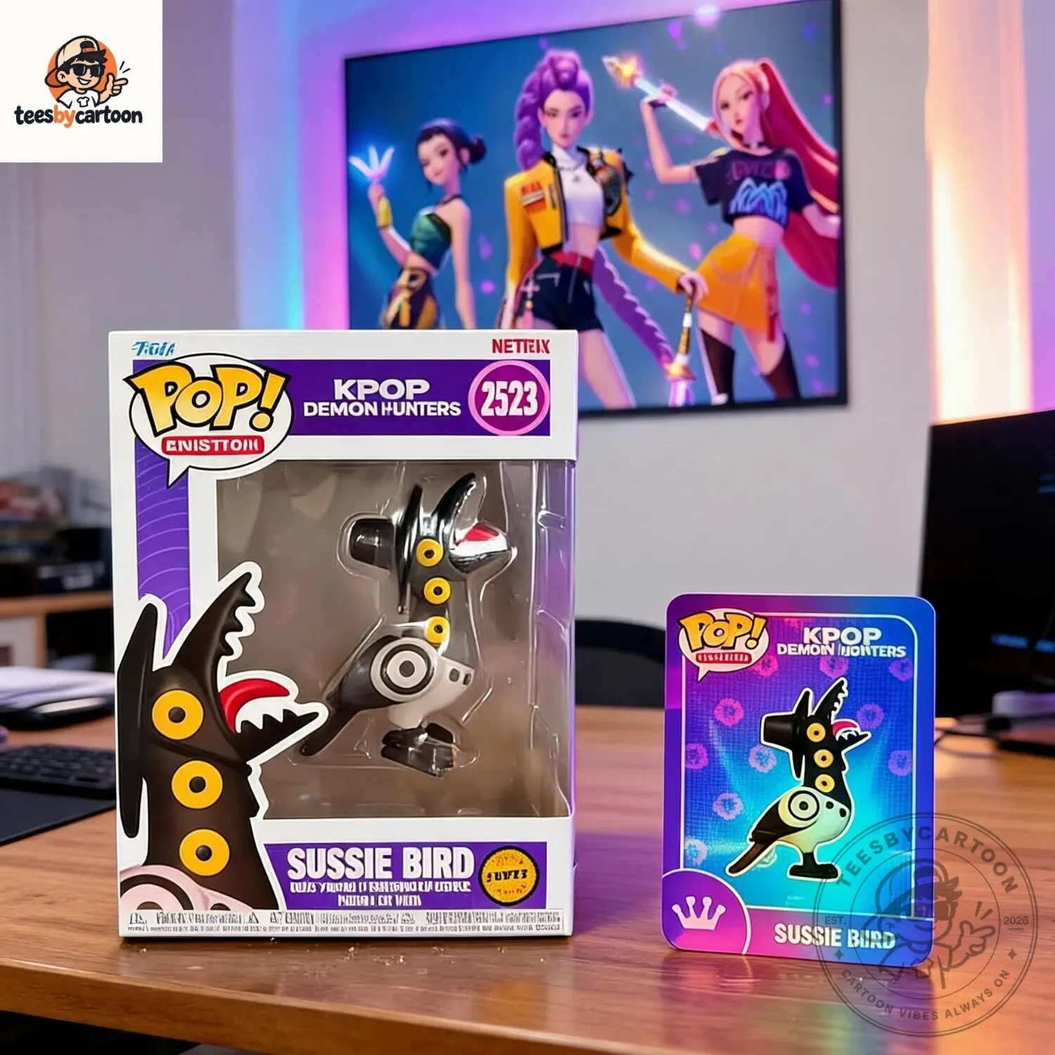K-Pop Demon Hunters Sussie Bird Funko Pop Figure 5 K-Pop Demon Hunters Sussie Bird Funko Pop Figure