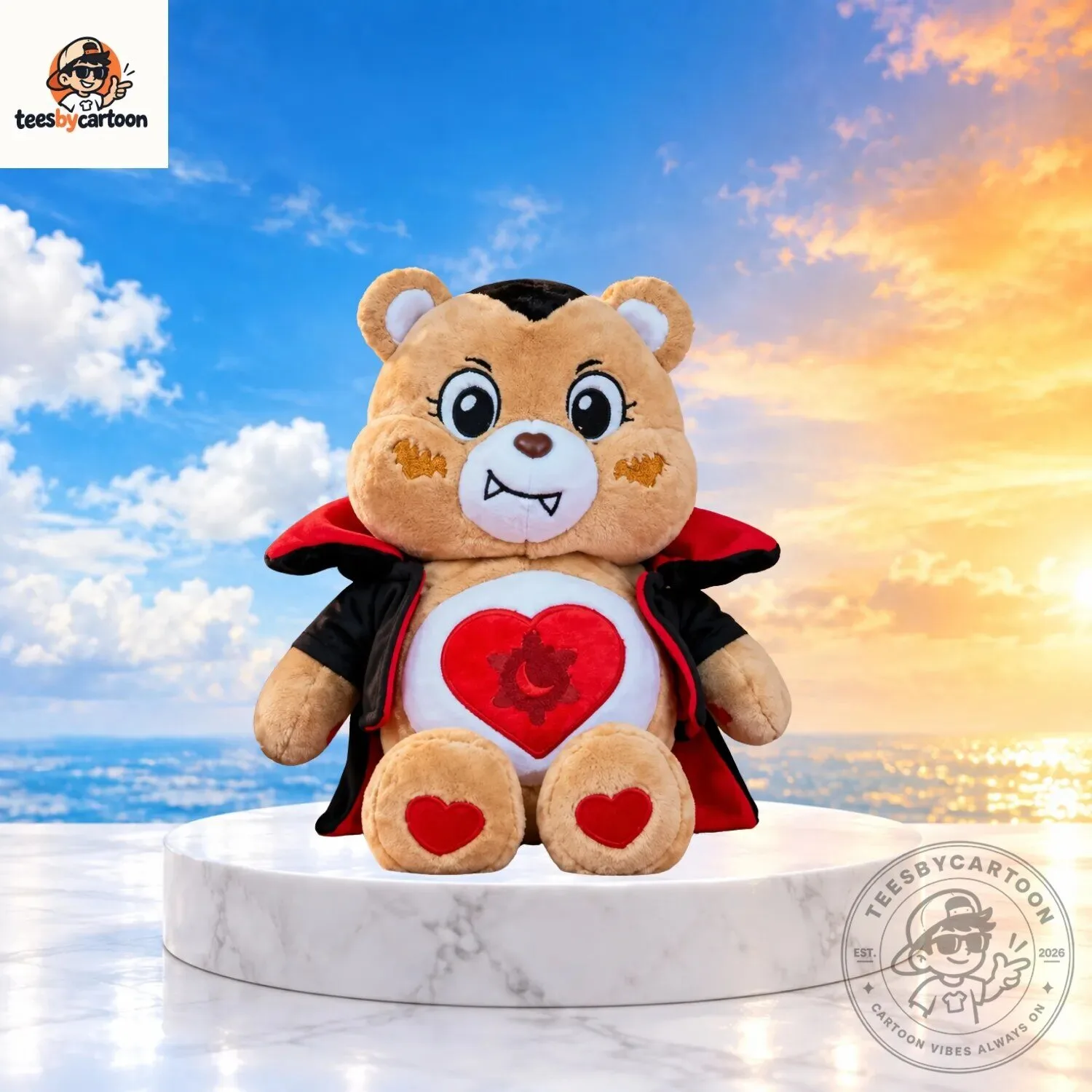 Care Bears x Universal Monsters Dracula Plush Toy