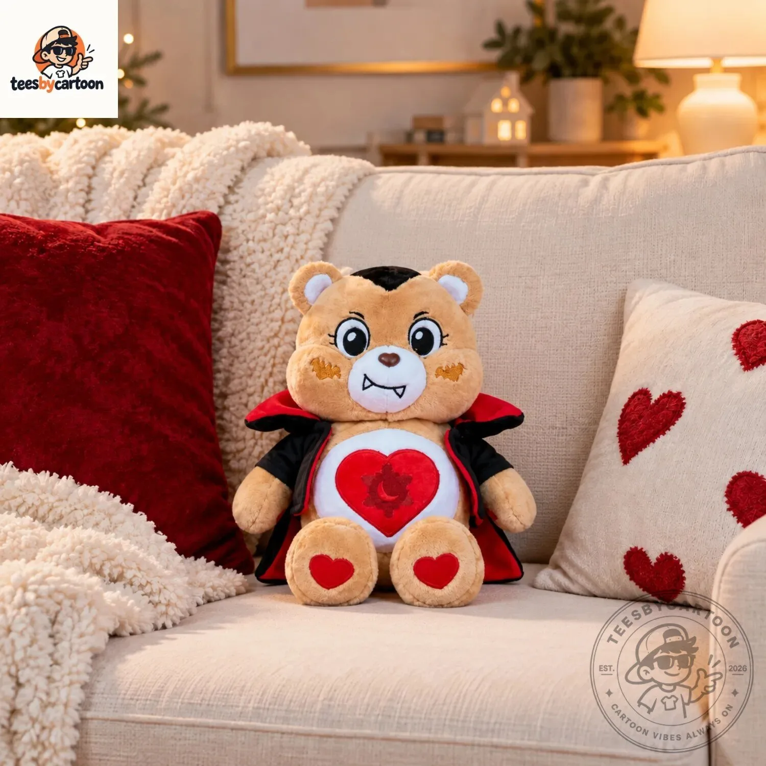 Care Bears x Universal Monsters Dracula Plush Toy 5 Care Bears x Universal Monsters Dracula Plush Toy