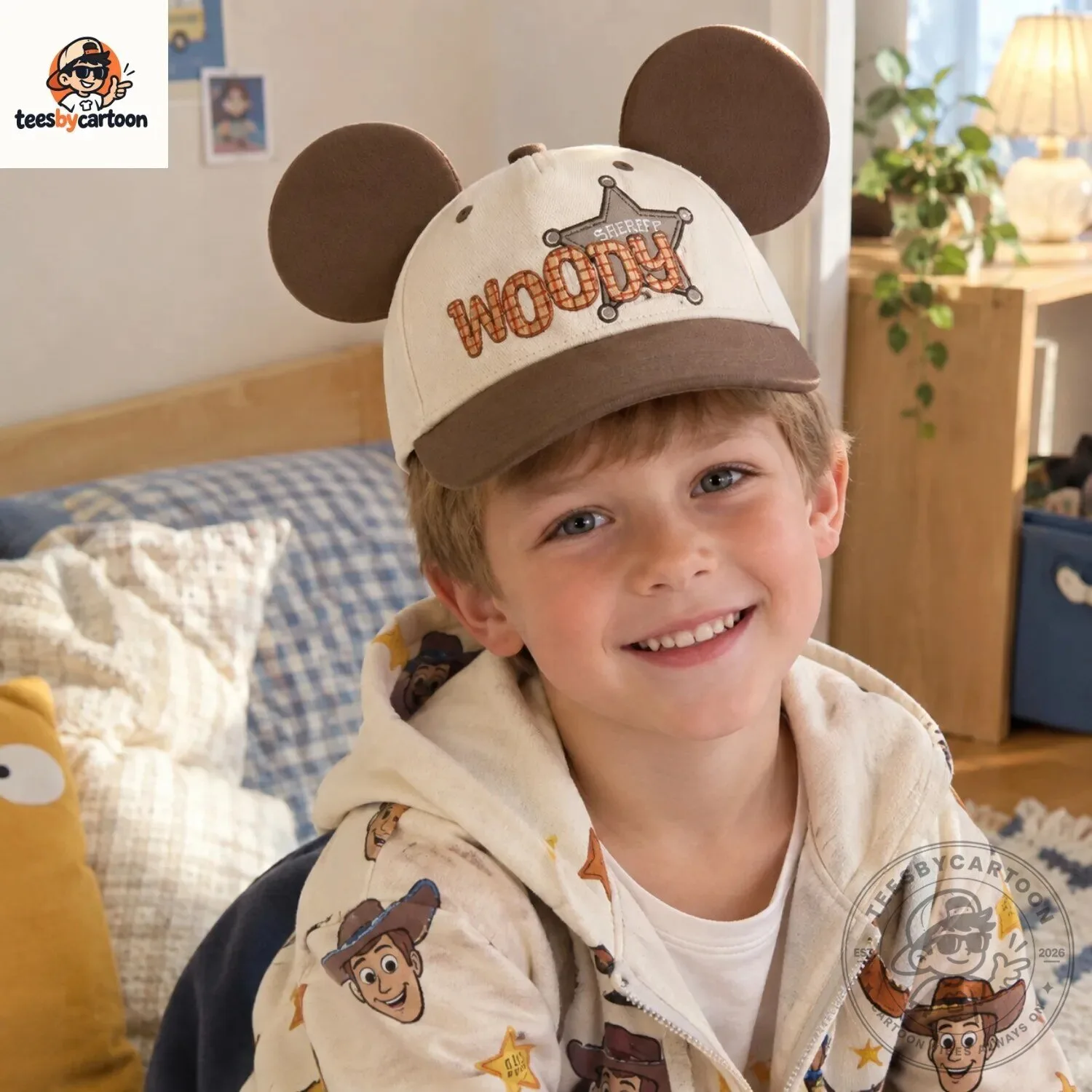 Toy Story Sheriff Woody Mickey Ears Baseball Cap 7 Toy Story Sheriff Woody Mickey Ears Baseball Cap