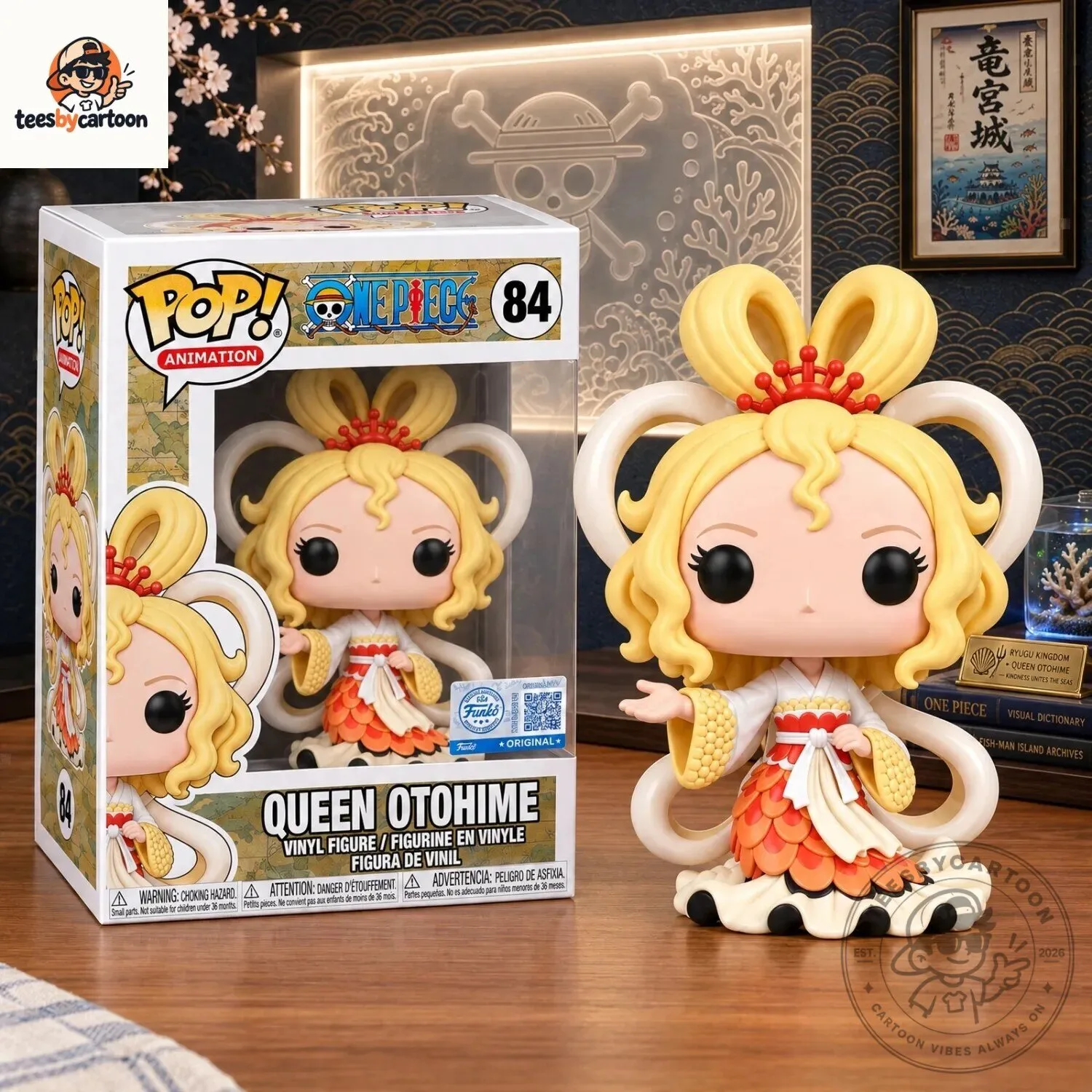 Funko Pop One Piece Queen Otohime Vinyl Figure 4 Funko Pop One Piece Queen Otohime Vinyl Figure
