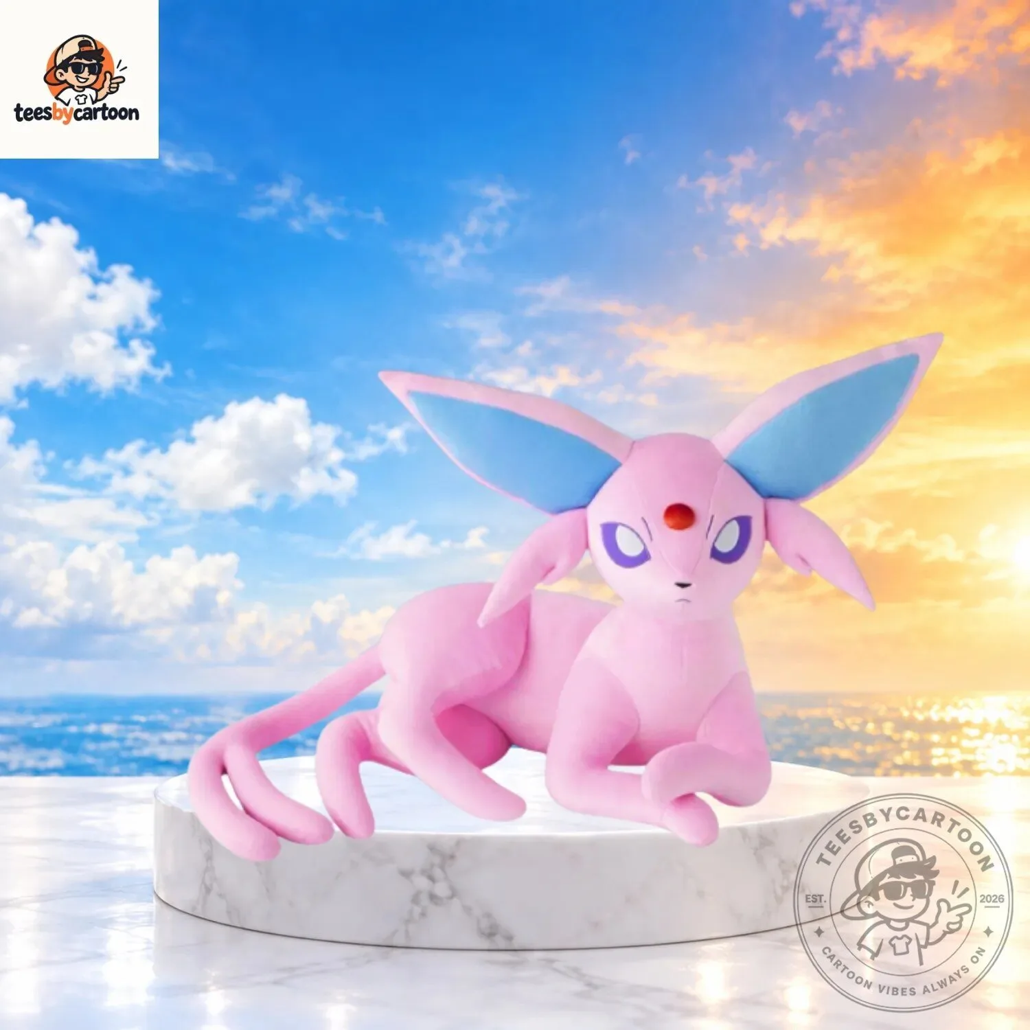 Espeon Pokemon Plush Toy 2 Espeon Pokémon Plush Toy