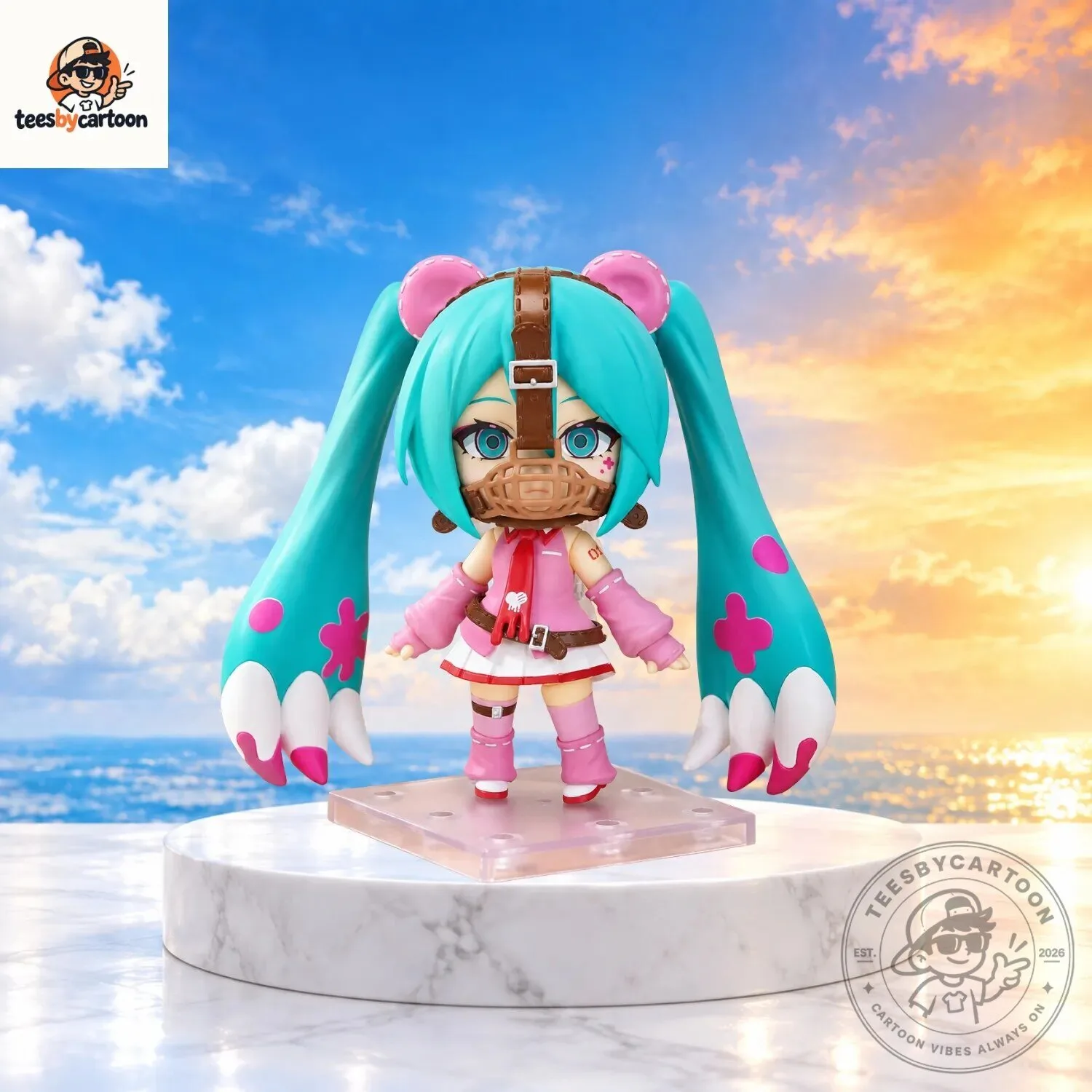 Hatsune Miku Gloomy Bear Crossover Chibi Figure