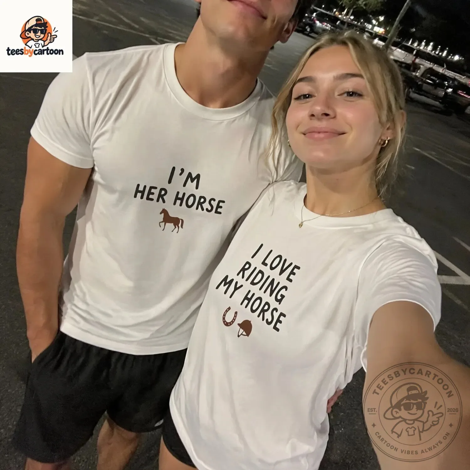 Funny I Love Riding My Horse Matching Couple T-Shirt 5 Funny I Love Riding My Horse Matching Couple T-Shirt