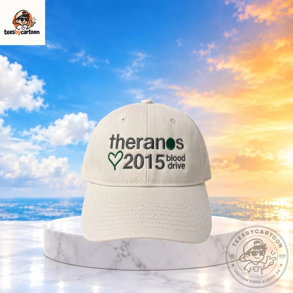 Theranos 2015 Blood Drive Embroidered Hat Theranos 2015 Blood Drive Embroidered Hat