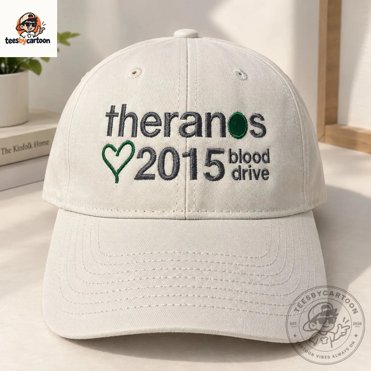 Theranos 2015 Blood Drive Embroidered Hat 4 Theranos 2015 Blood Drive Embroidered Hat